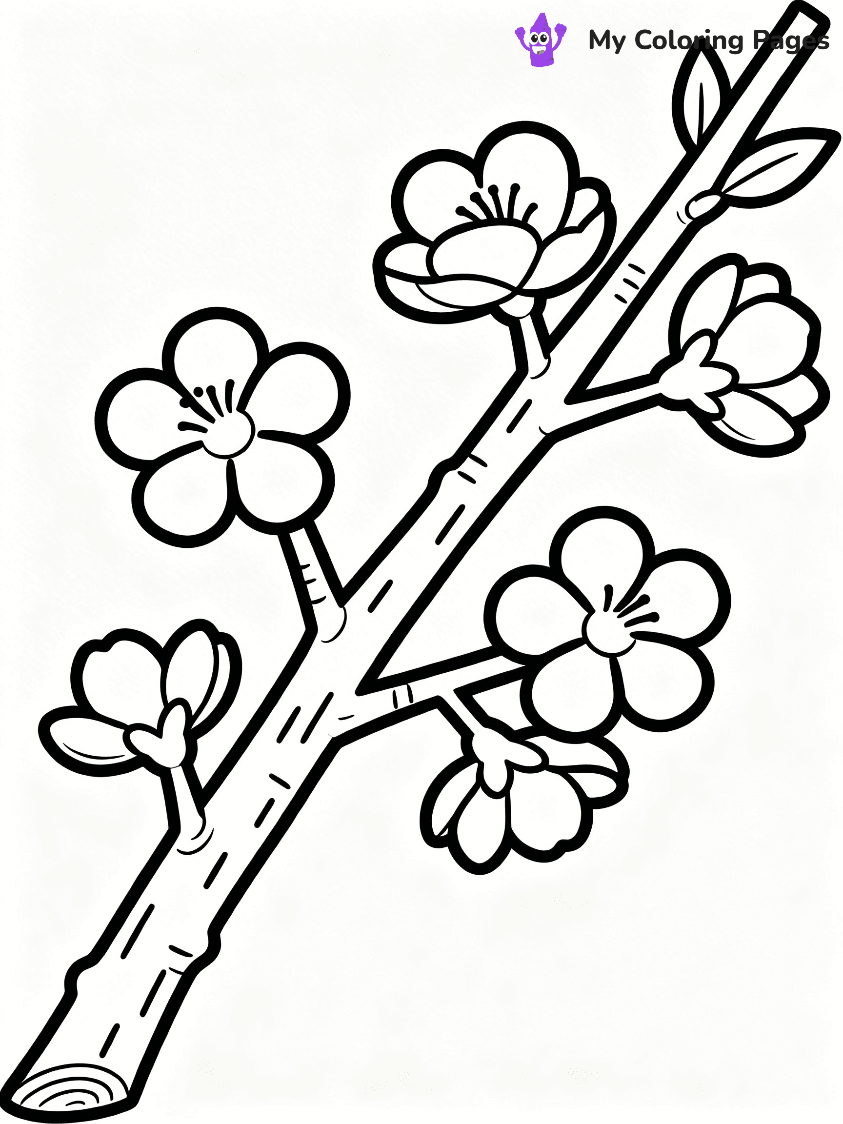 Realistic Flower Coloring Pages - 3