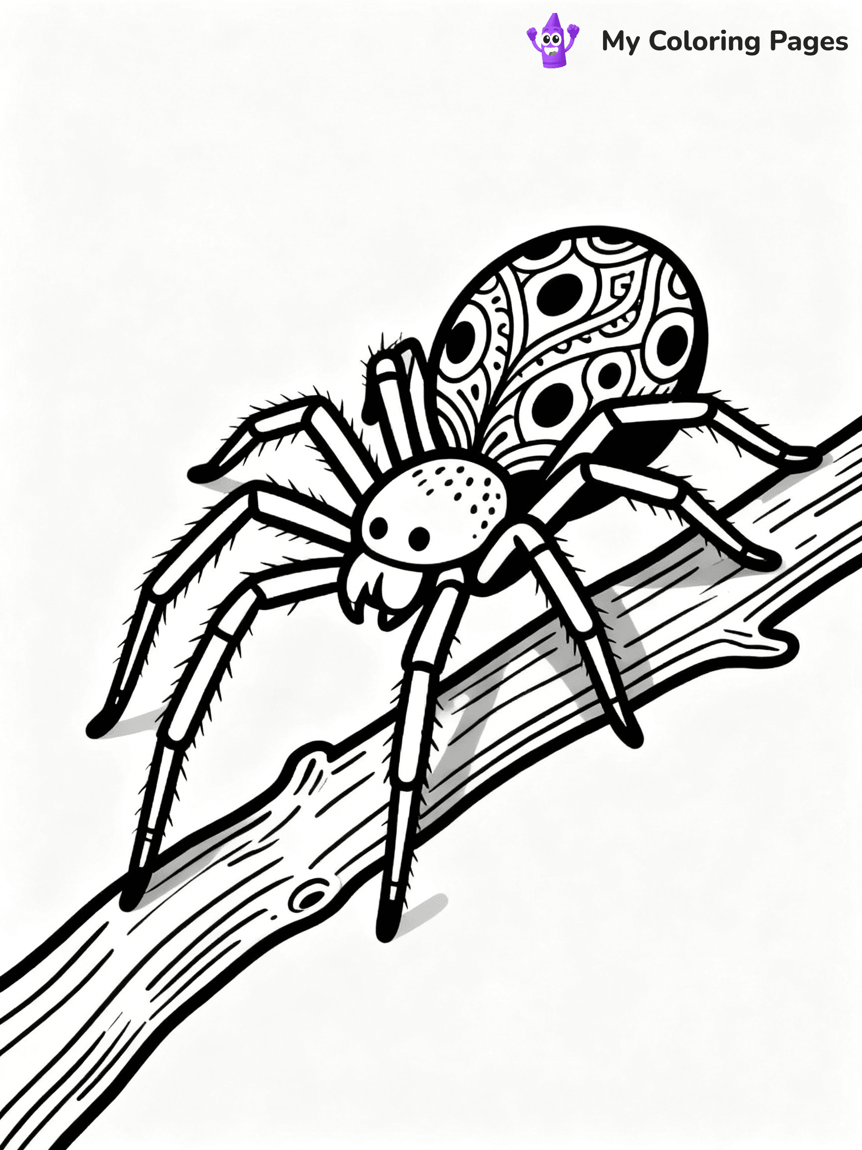 Spider Coloring Pages - 25