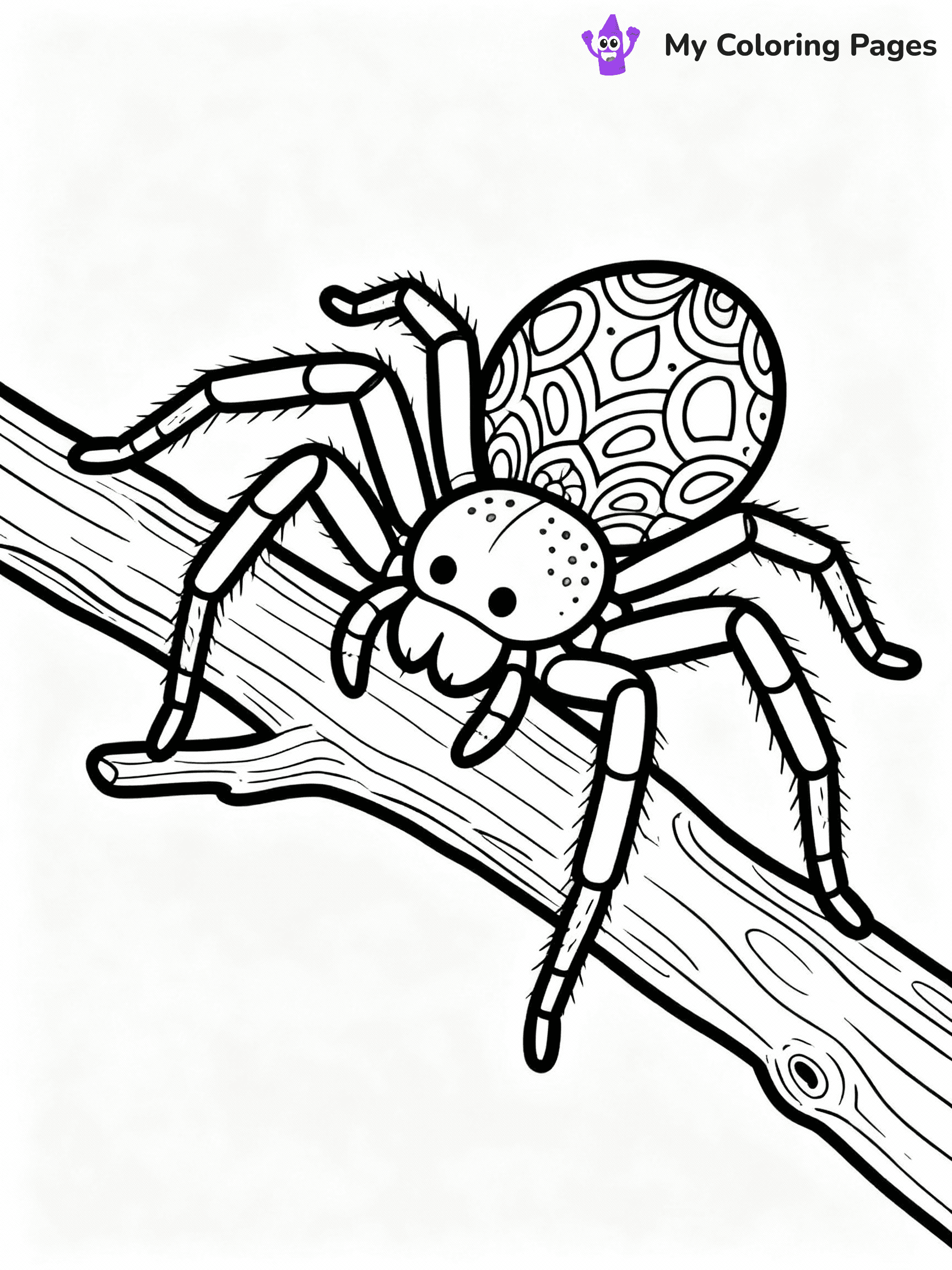Spider Coloring Pages - 24