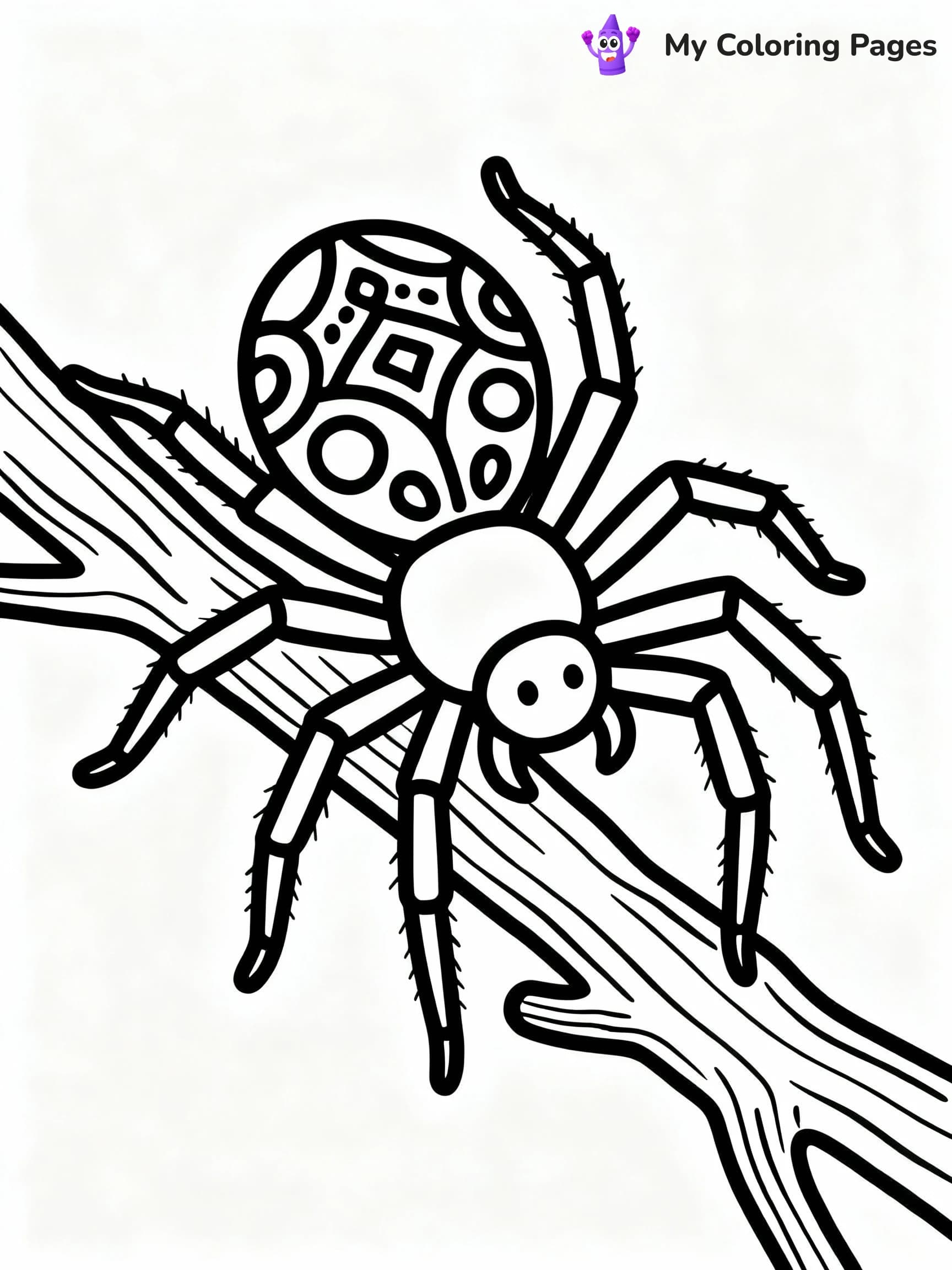 Spider Coloring Pages - 23