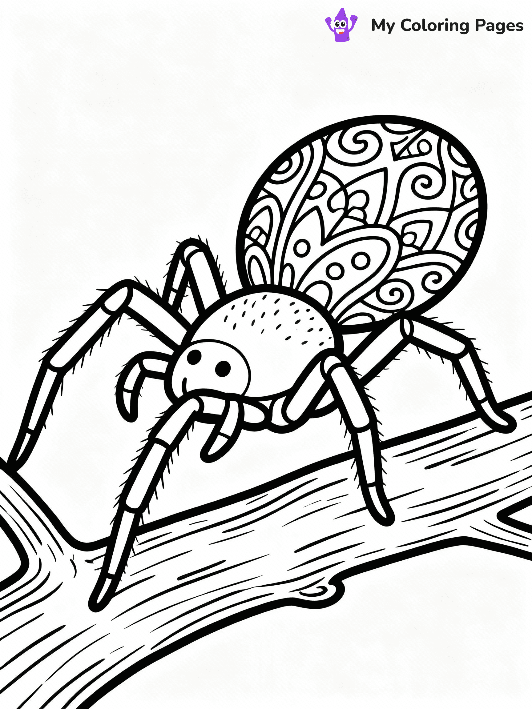 Spider Coloring Pages - 22