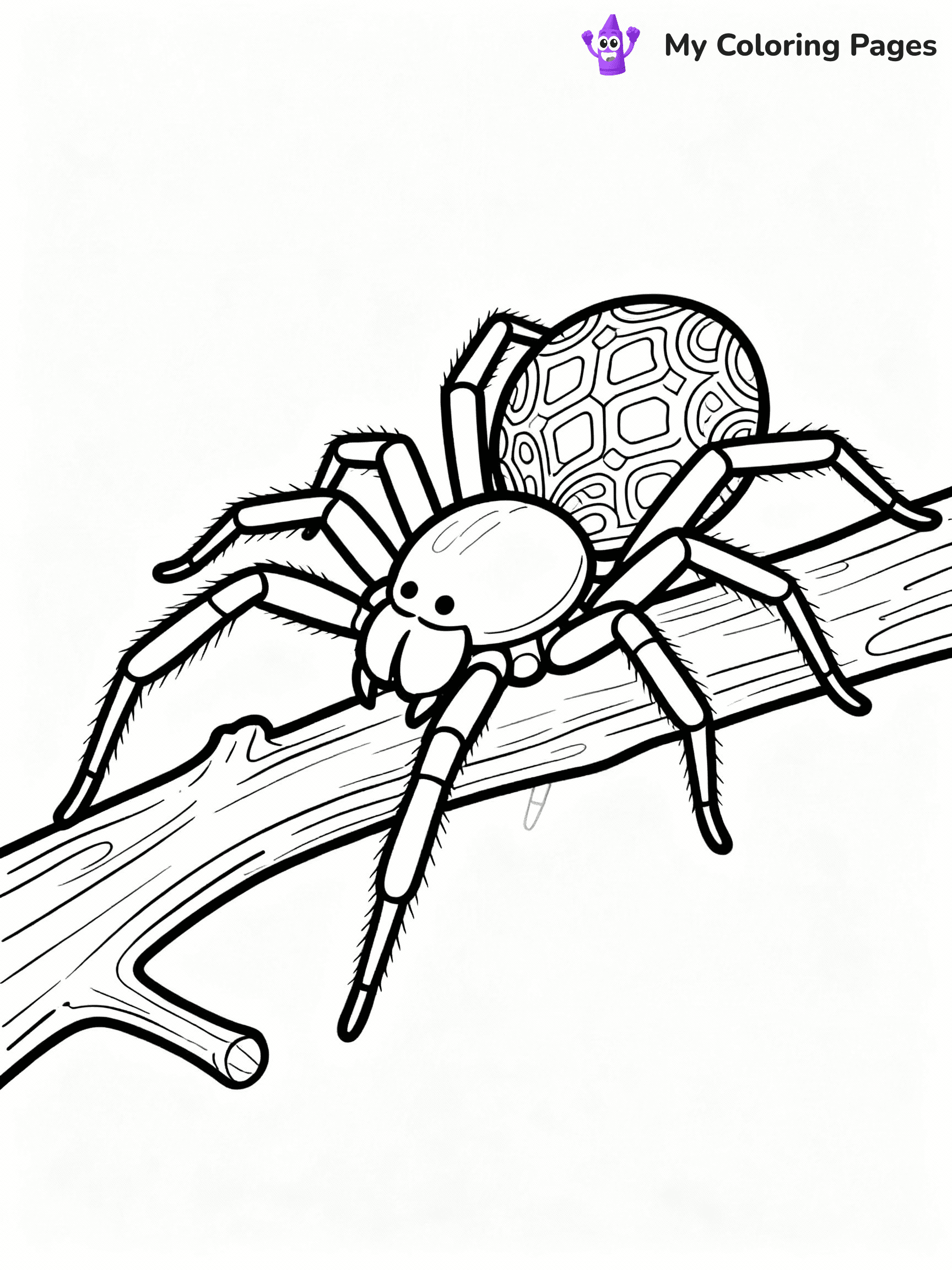 Spider Coloring Pages - 21