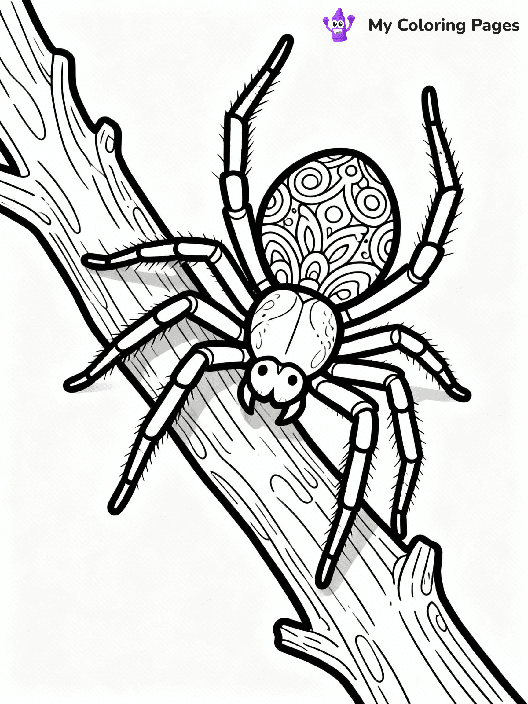 Spider Coloring Pages - 19