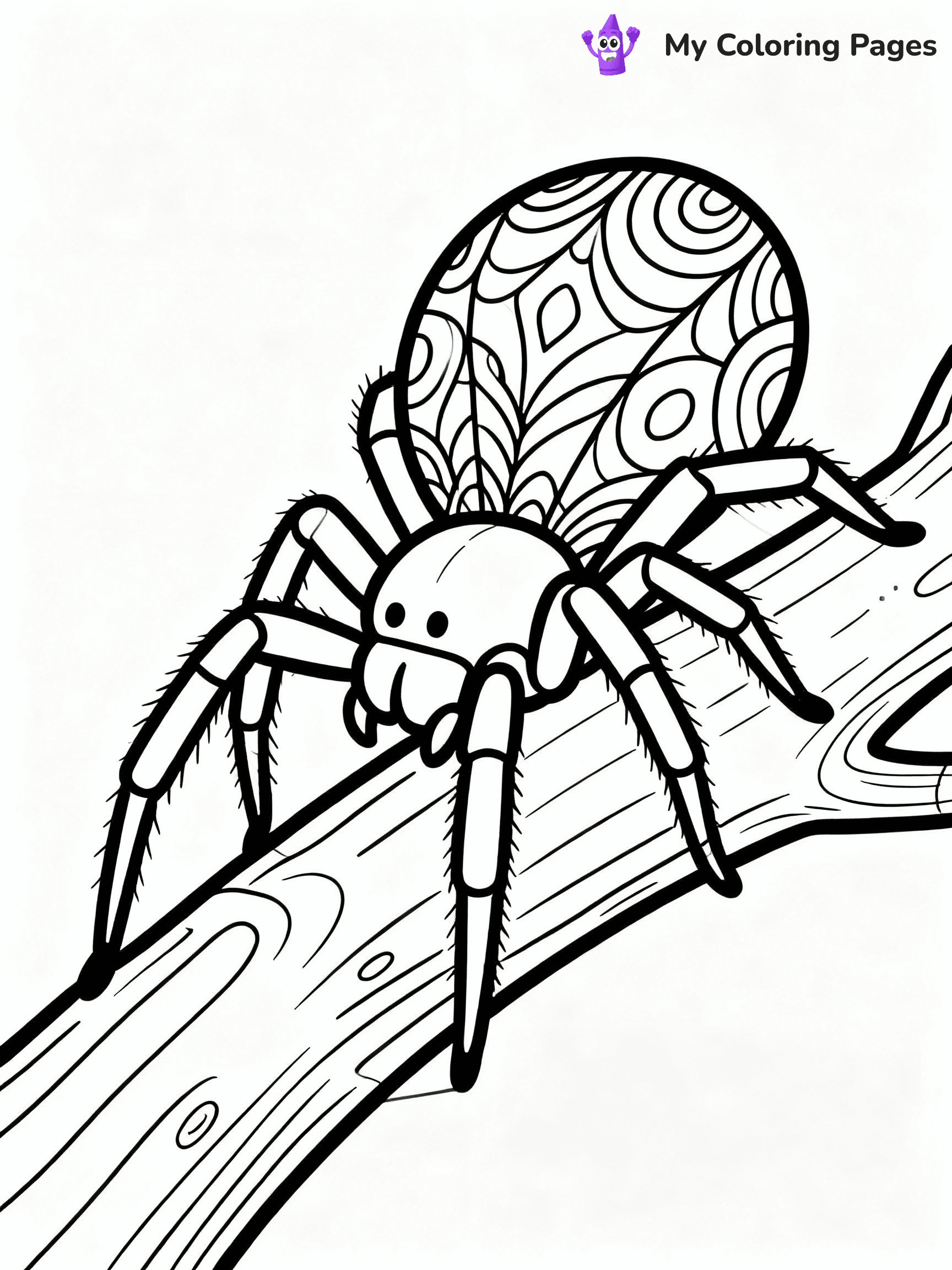 Spider Coloring Pages - 17