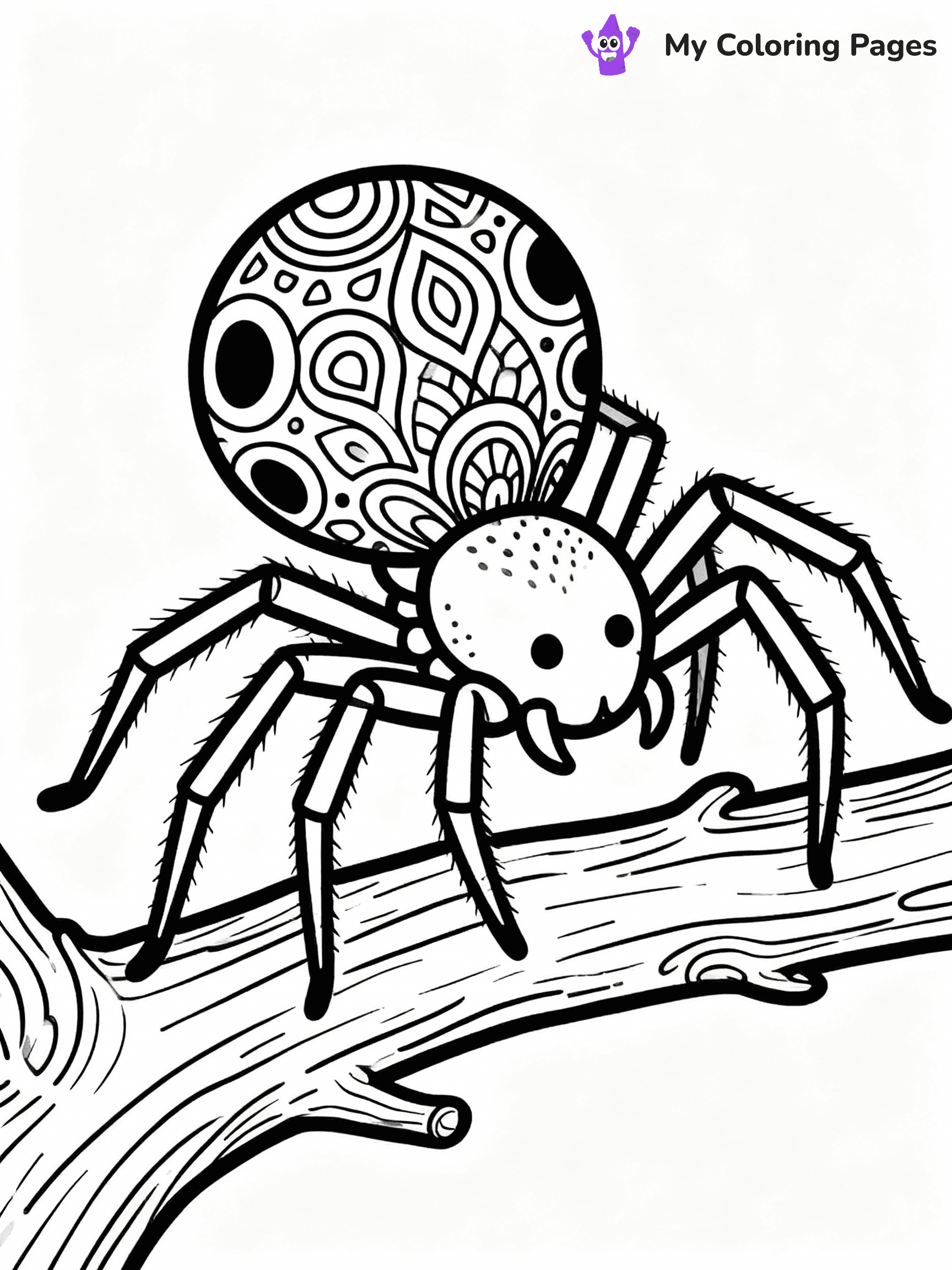 Spider Coloring Pages - 16