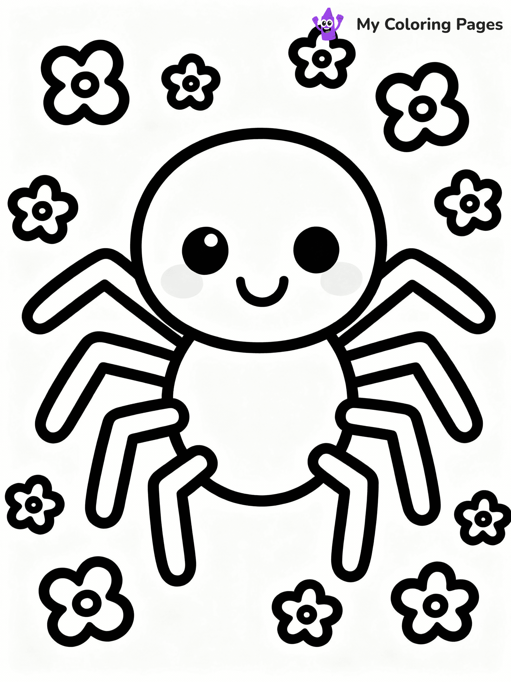 Spider Coloring Pages - 13