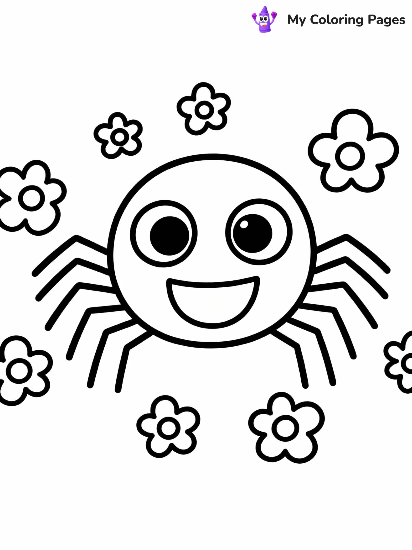 Spider Coloring Pages - 12