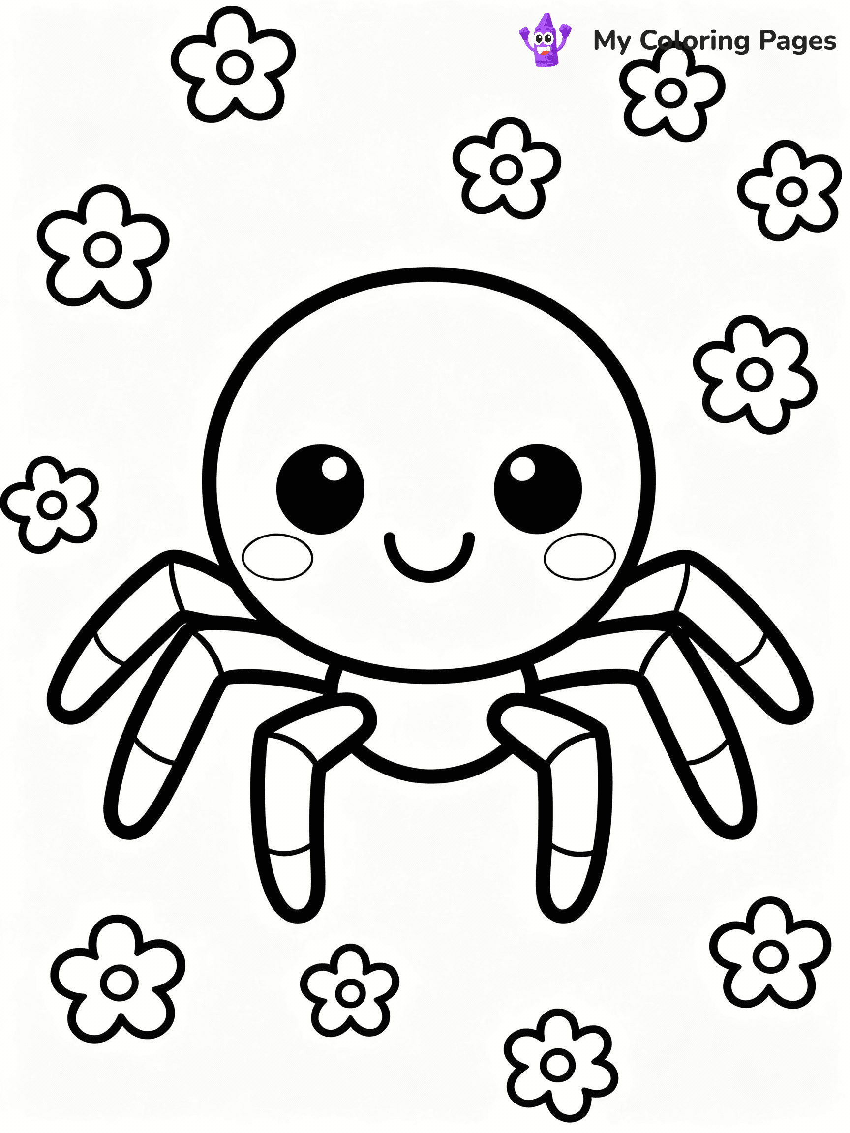 Spider Coloring Pages - 11