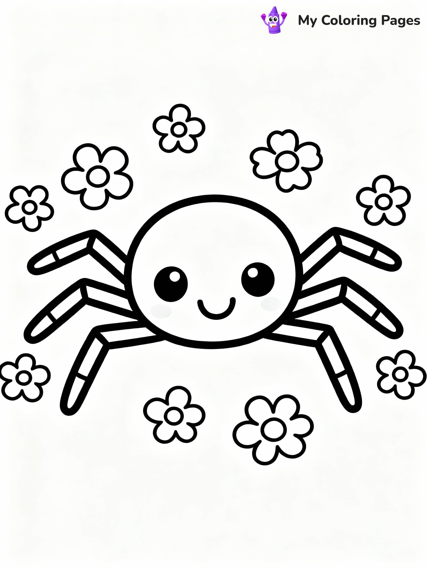 Spider Coloring Pages - 10
