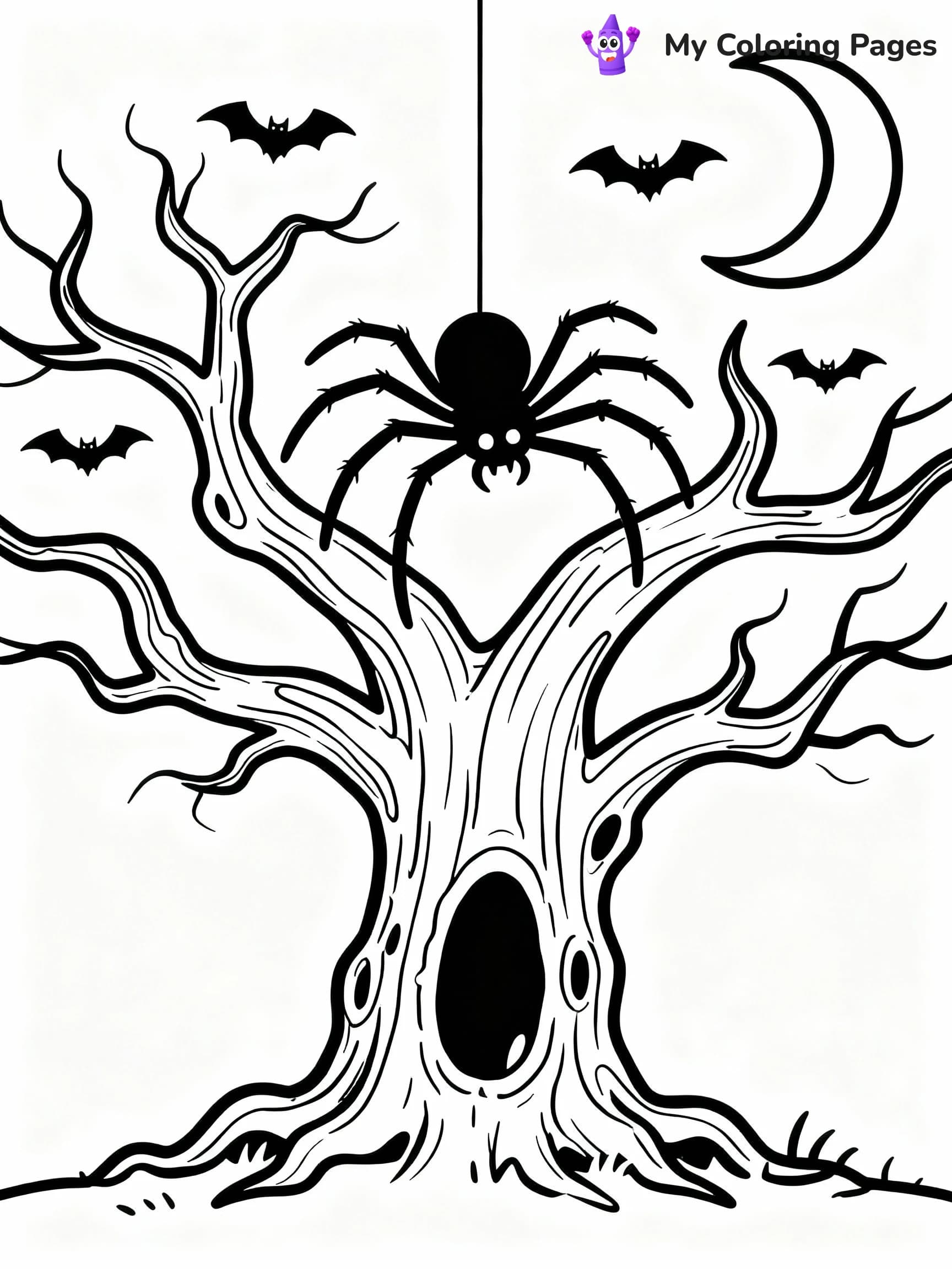 Spider Coloring Pages - 5