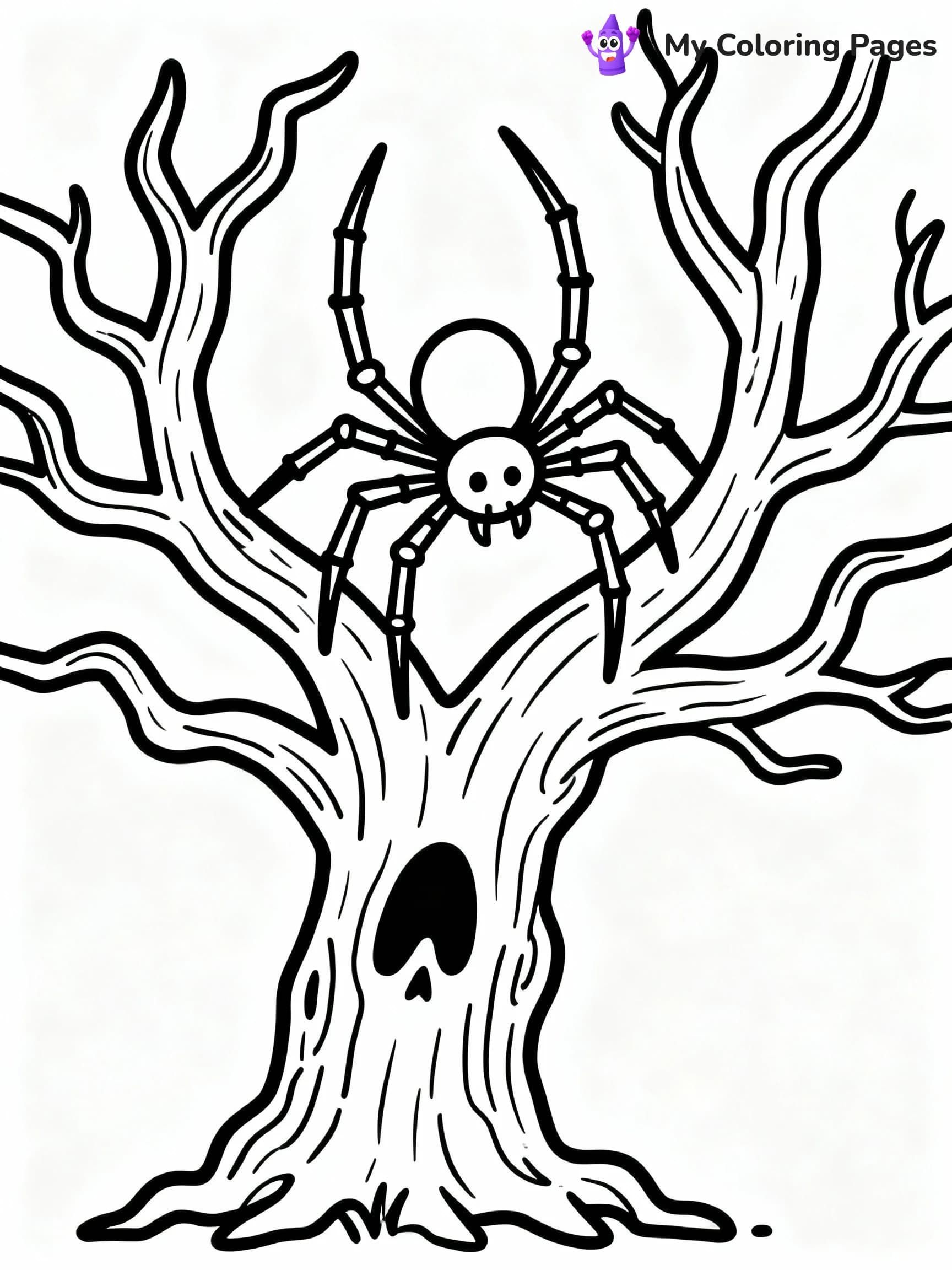 Spider Coloring Pages - 2