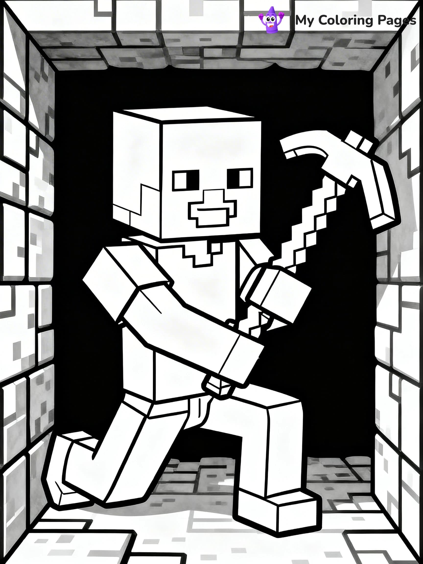 Minecraft Creeper Coloring Pages - 22