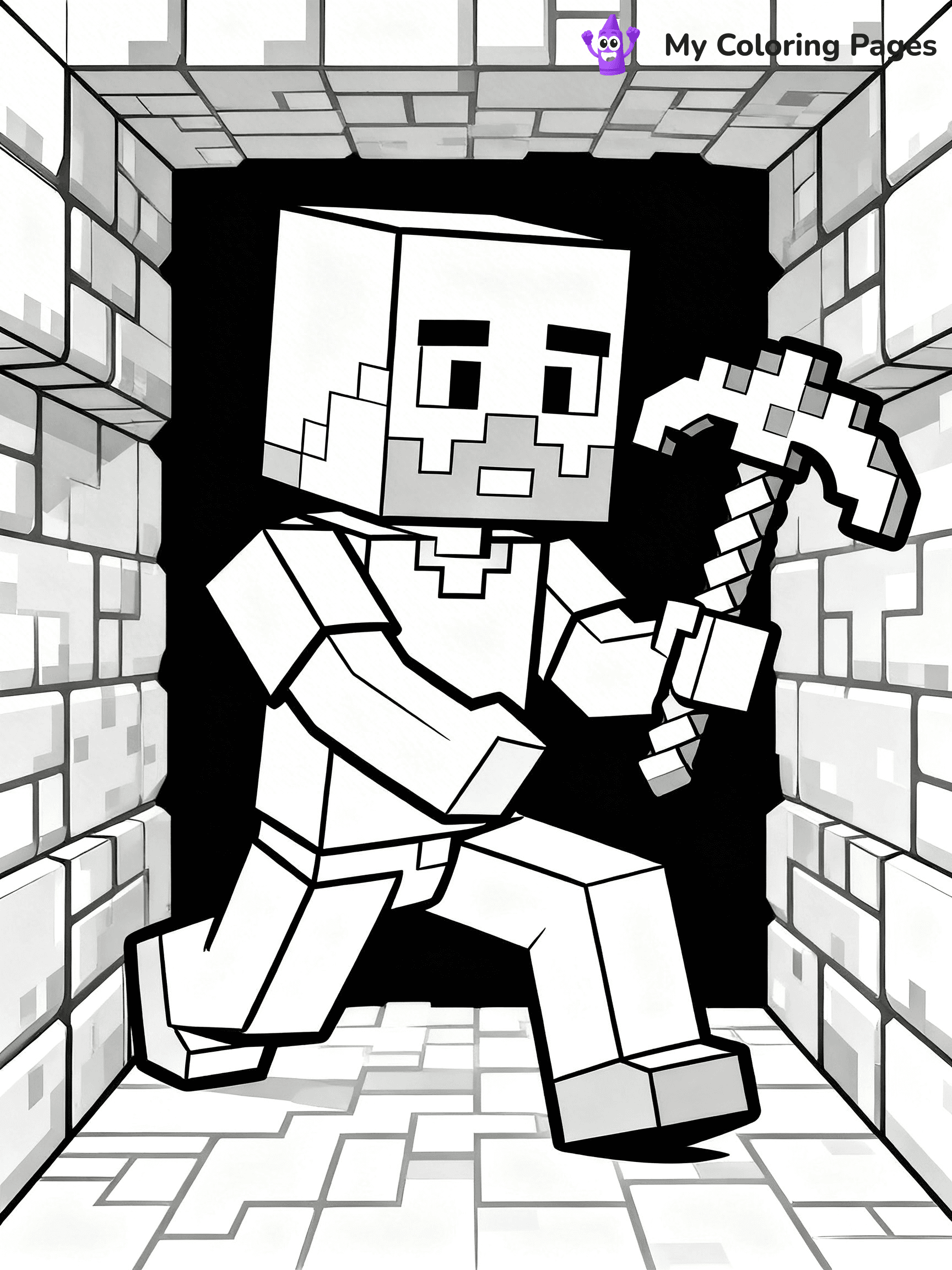 Minecraft Creeper Coloring Pages - 14