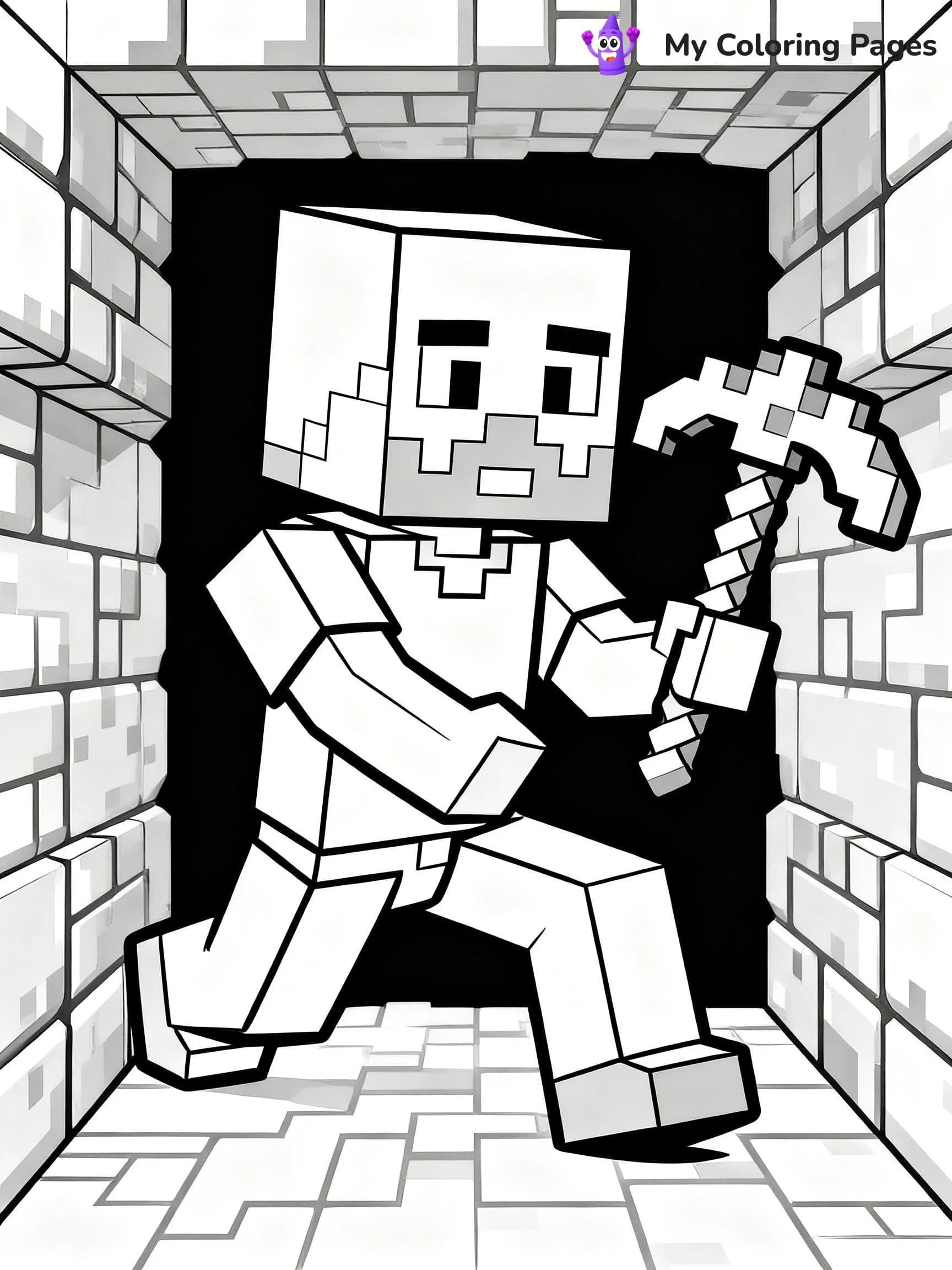 Minecraft Creeper Coloring Pages - 21