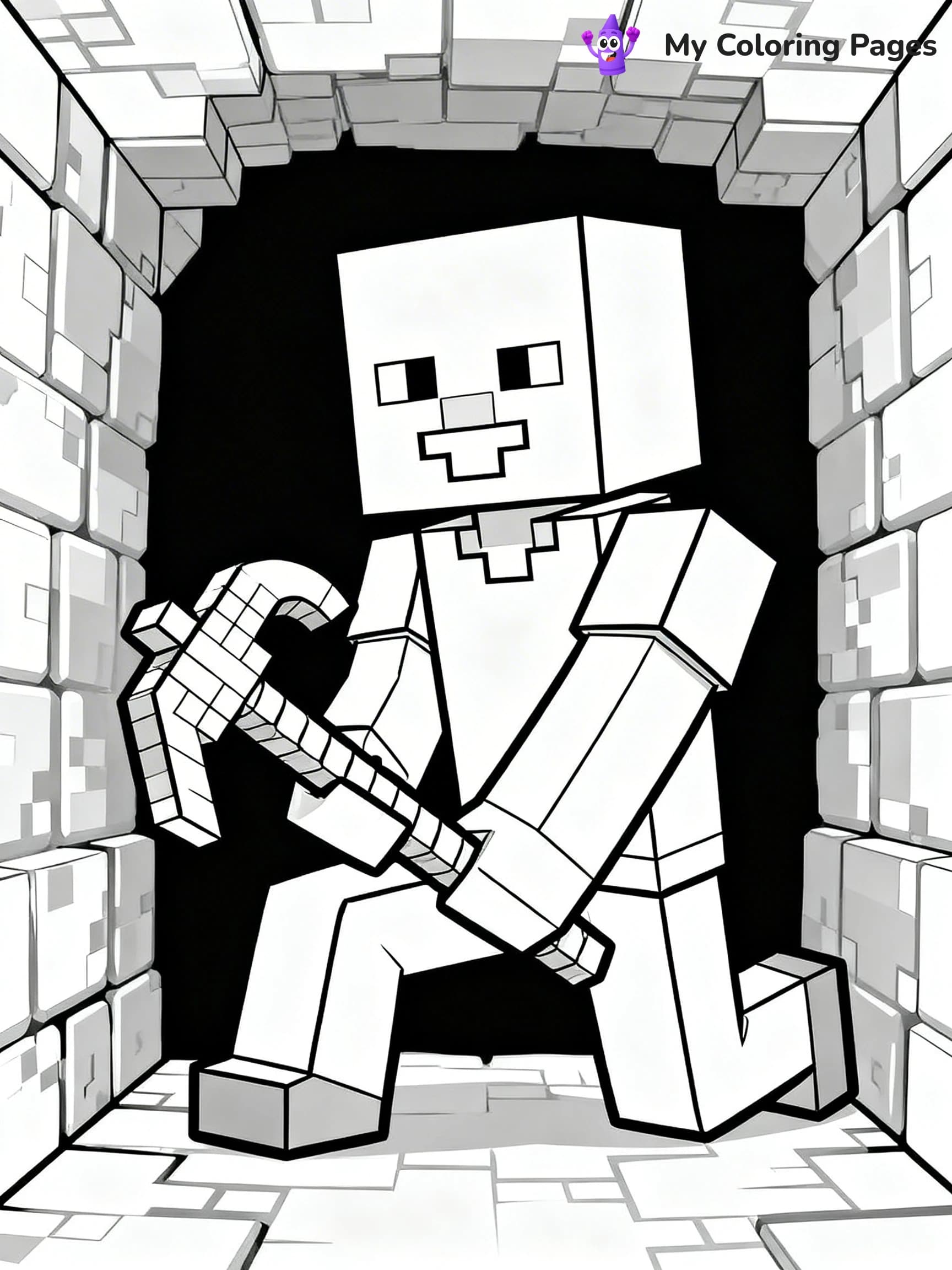 Minecraft Creeper Coloring Pages - 20