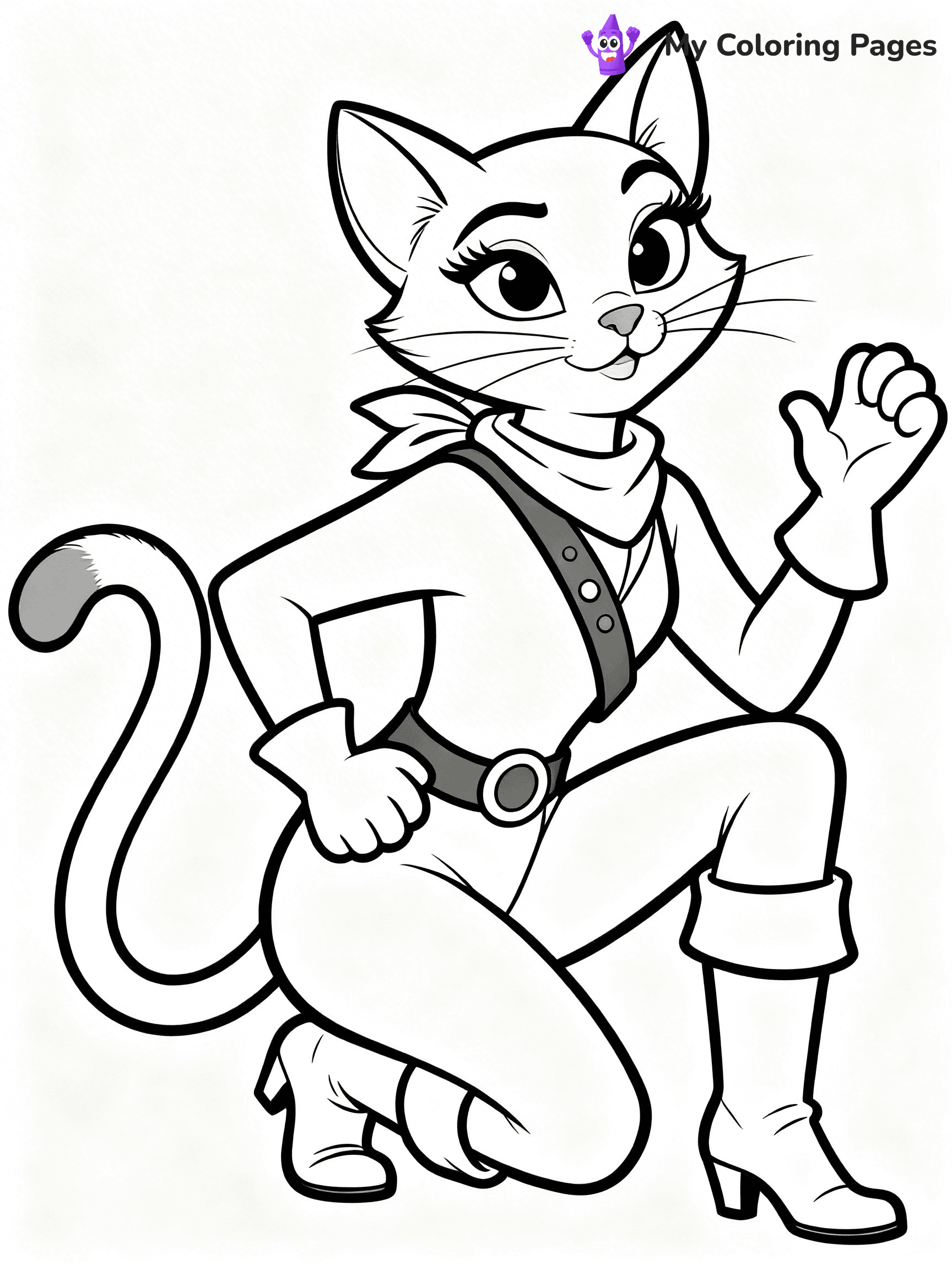 Puss In Boots Coloring Pages - 34