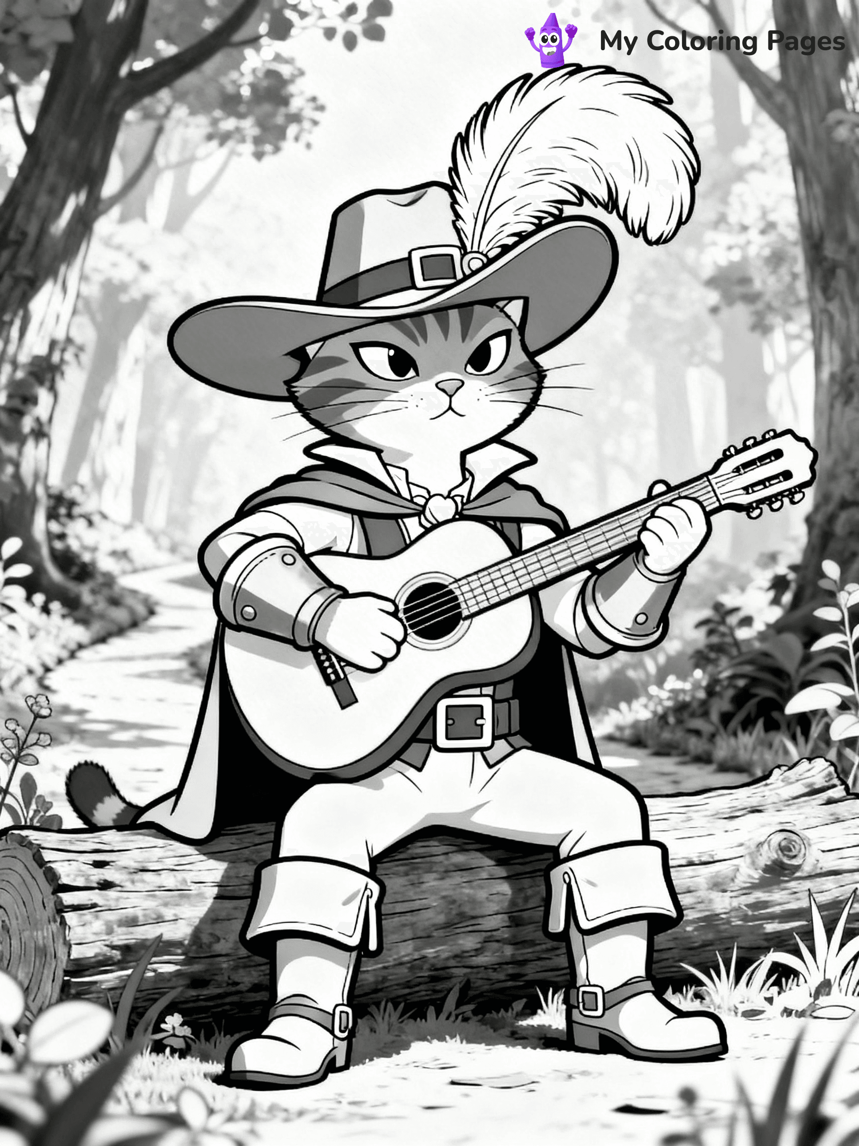 Puss In Boots Coloring Pages - 12