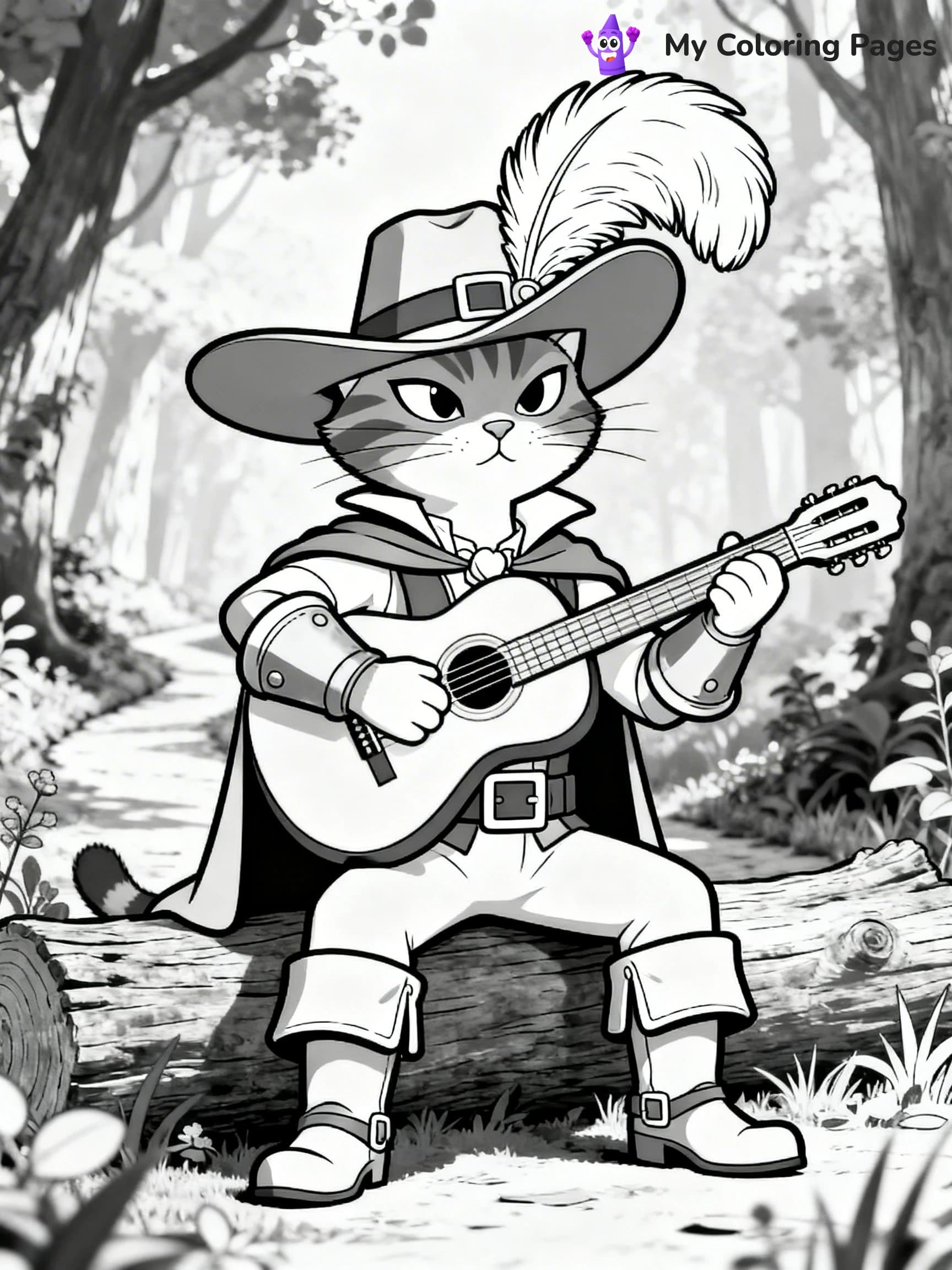 Puss In Boots Coloring Pages - 12