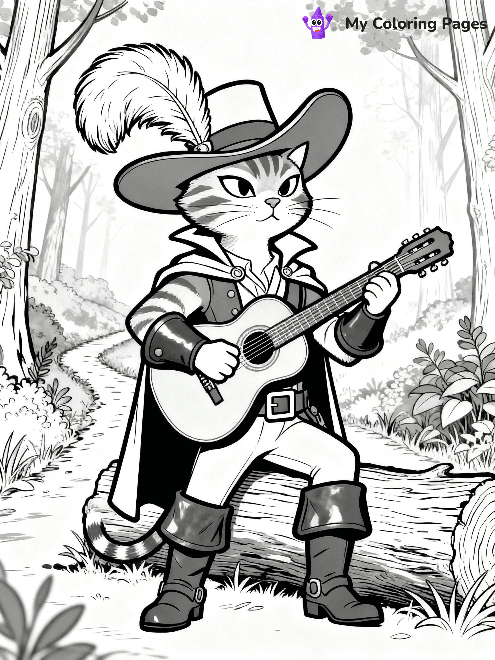 Puss In Boots Coloring Pages - 11