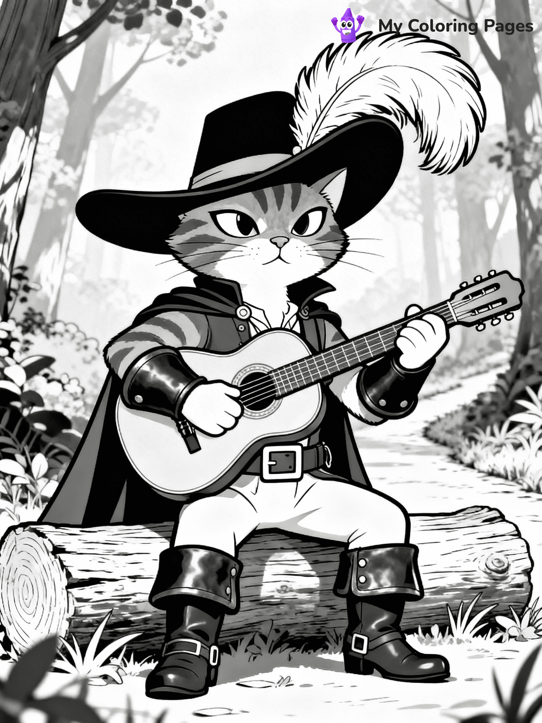 Puss In Boots Coloring Pages - 10