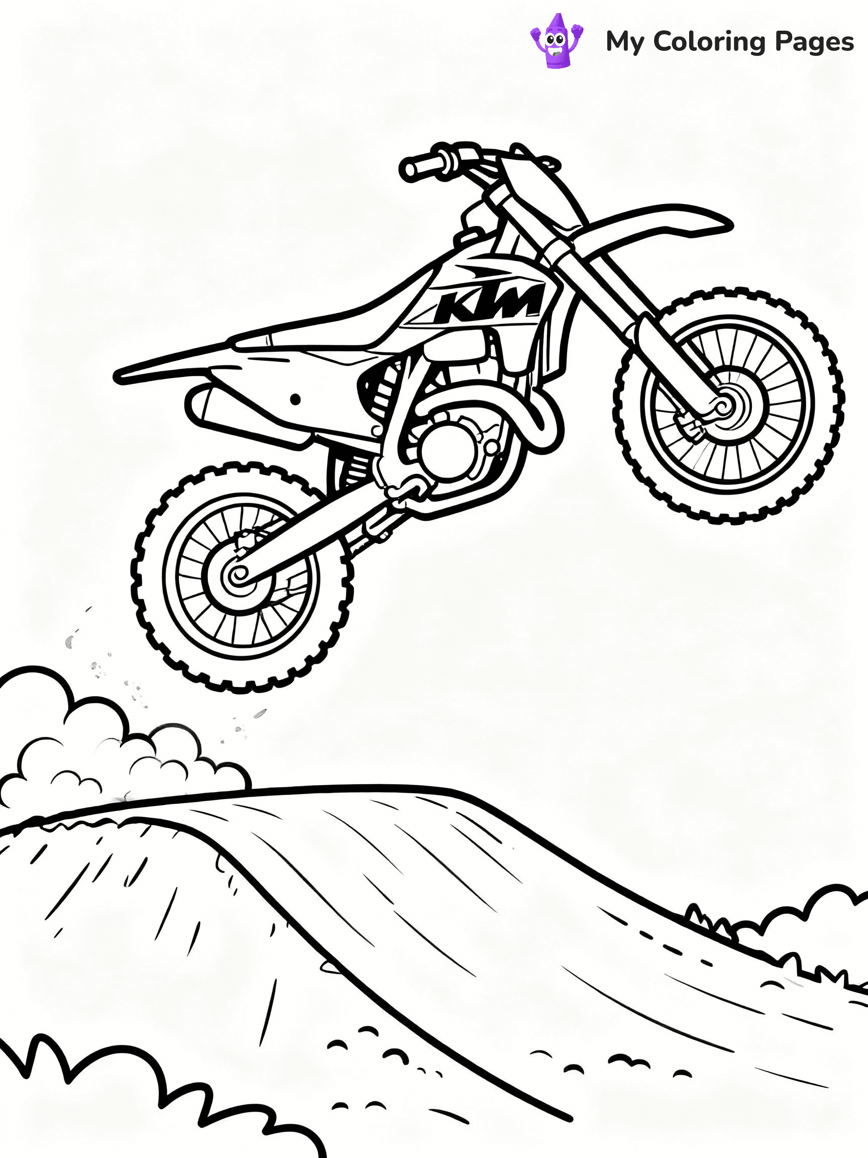 Dirt Bike Coloring Pages - 24