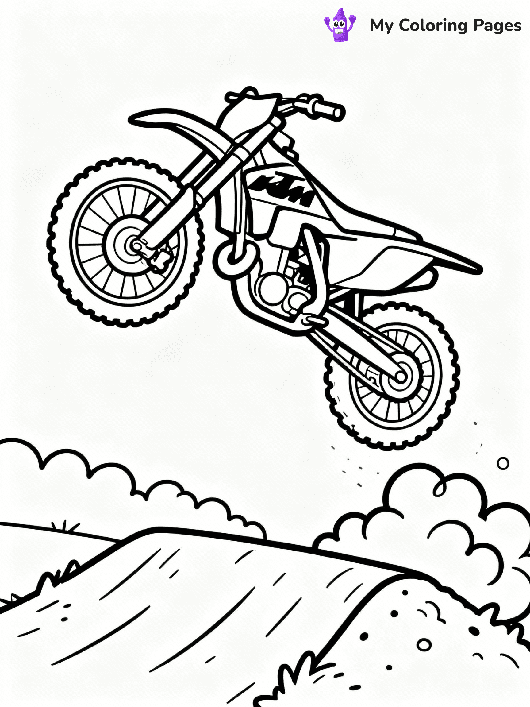 Dirt Bike Coloring Pages - 22