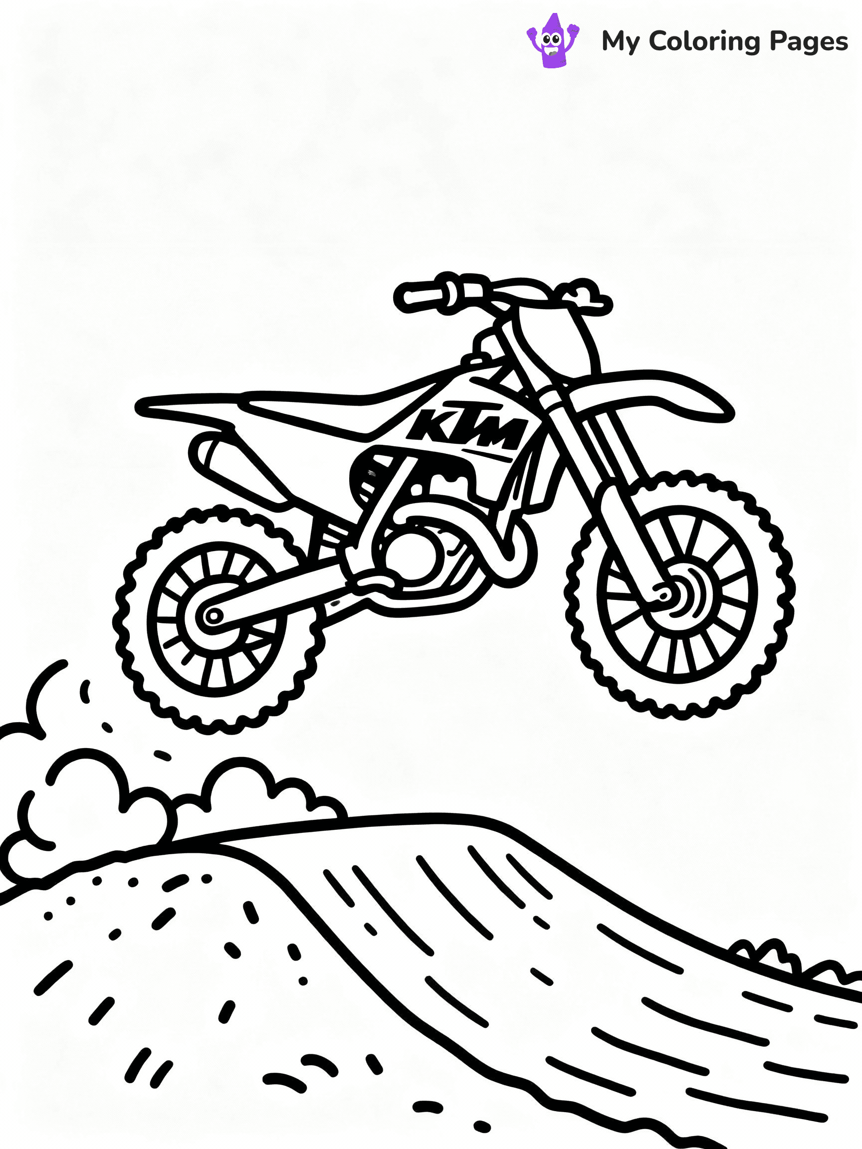 Dirt Bike Coloring Pages - 21