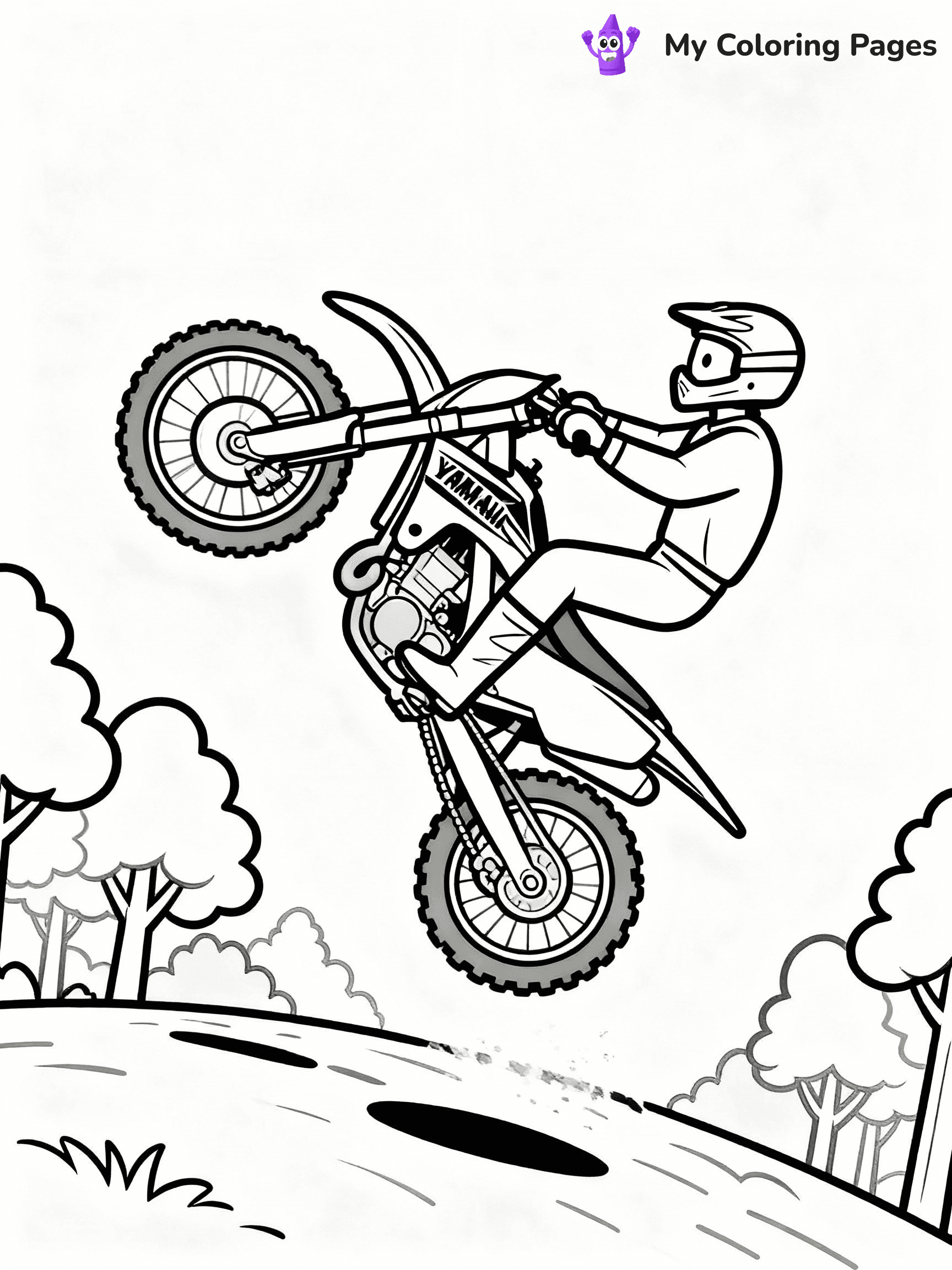 Dirt Bike Coloring Pages - 20