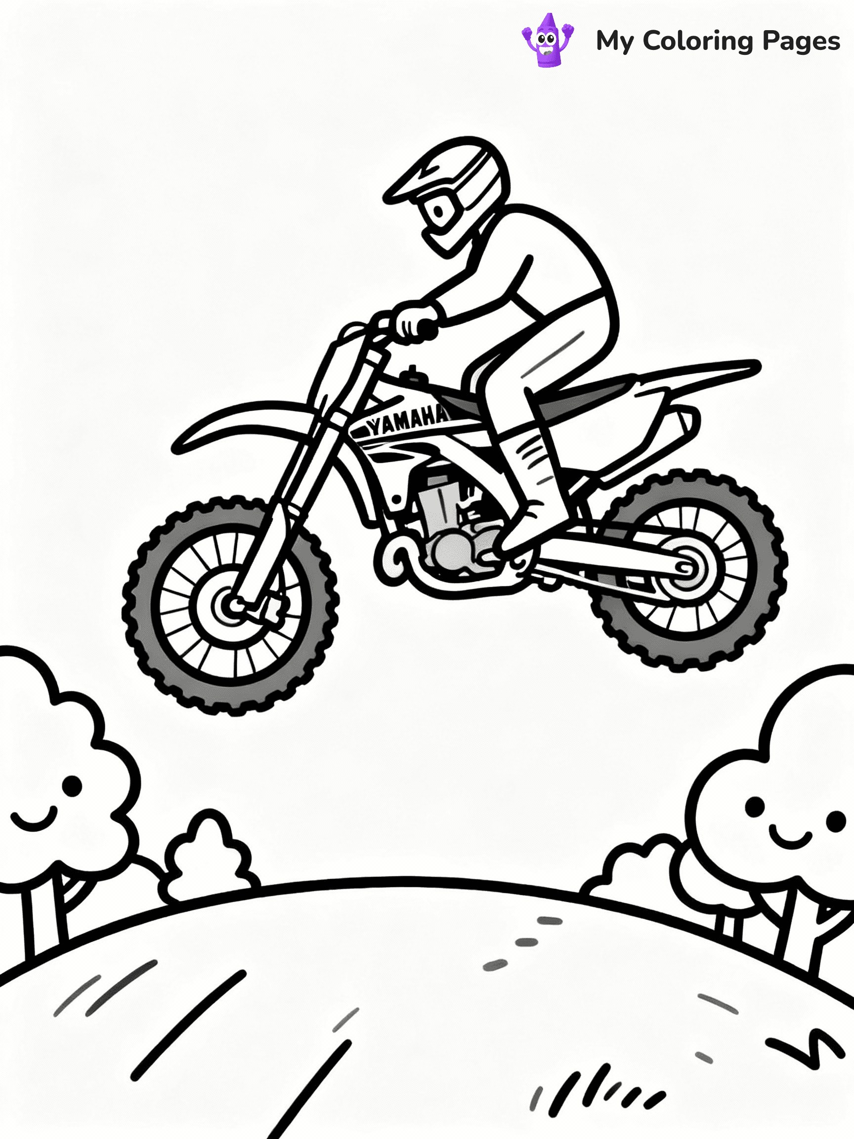 Dirt Bike Coloring Pages - 16