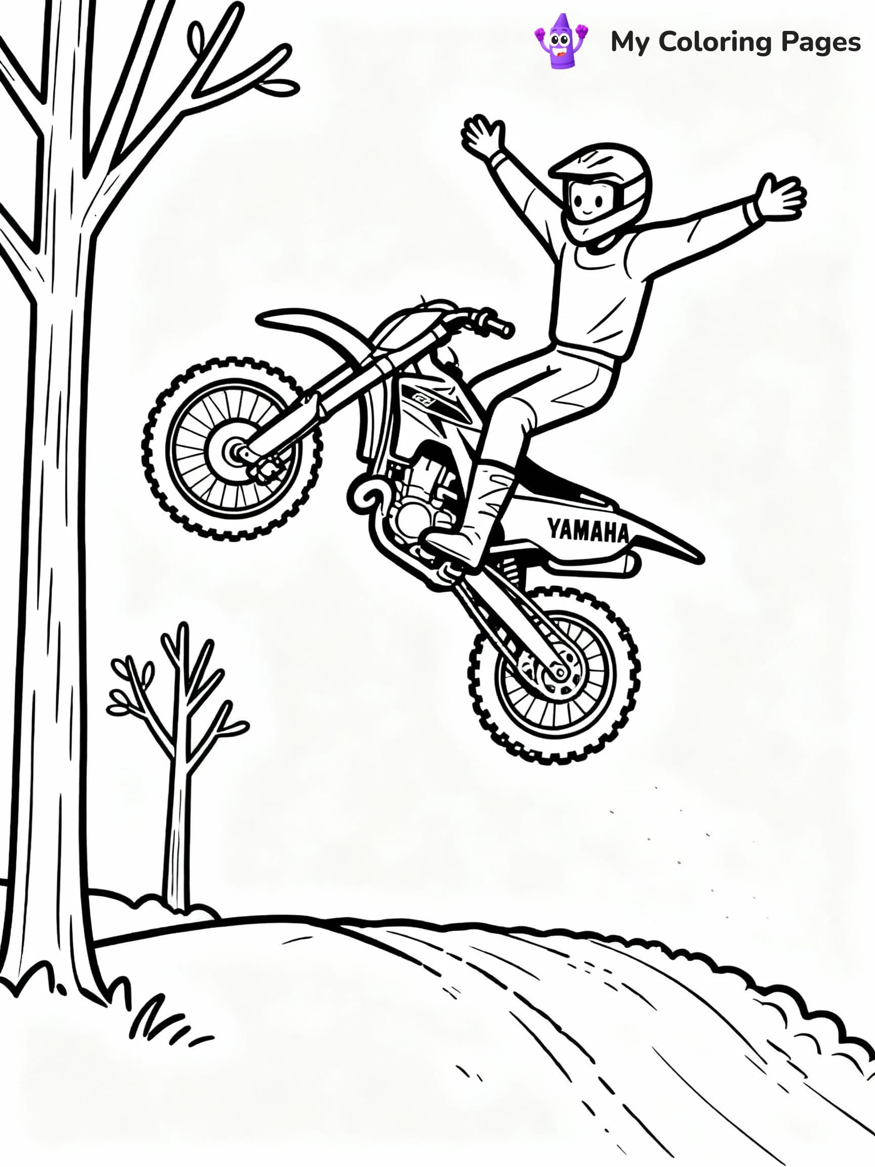 Dirt Bike Coloring Pages - 15