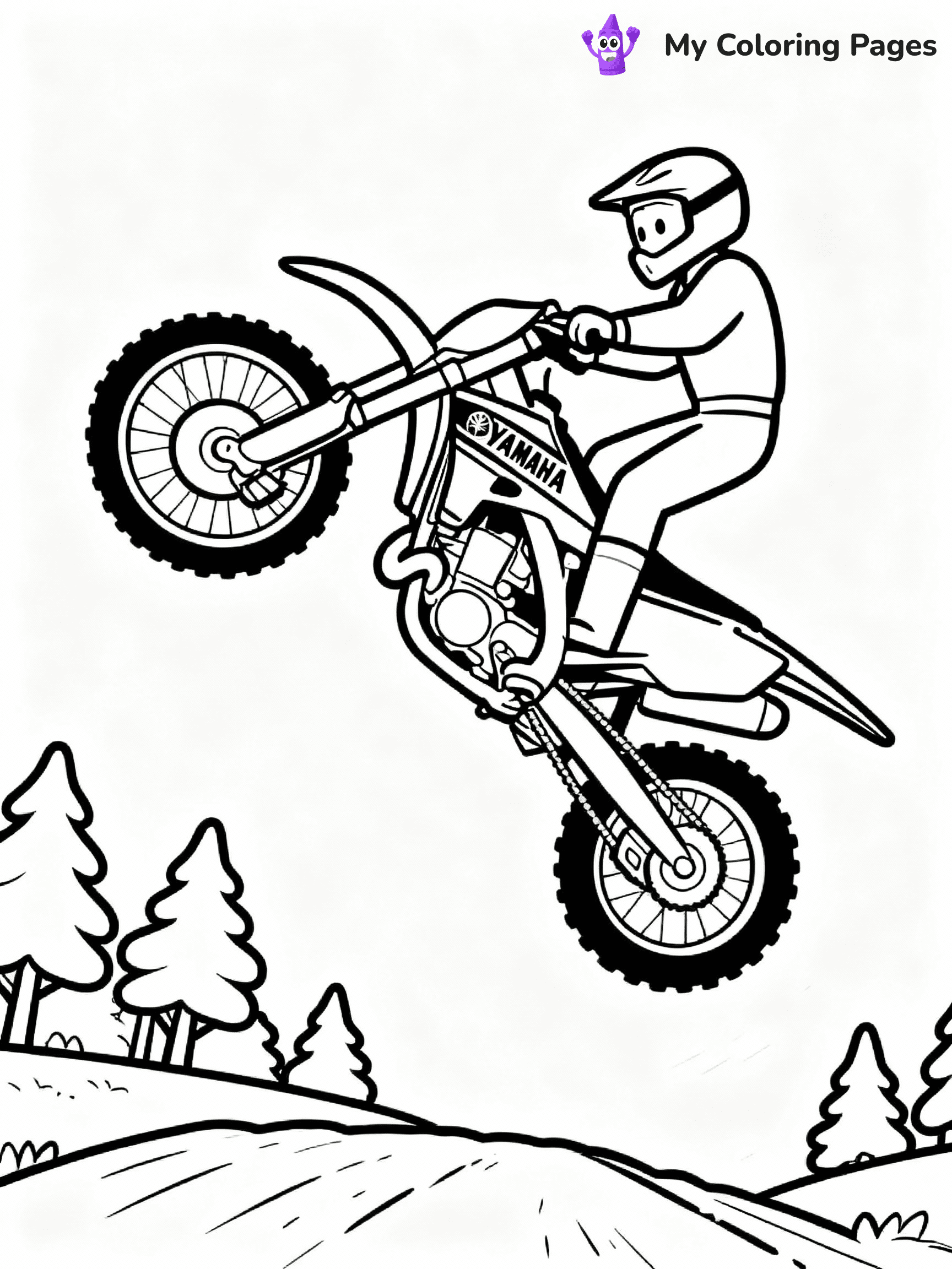 Dirt Bike Coloring Pages - 14