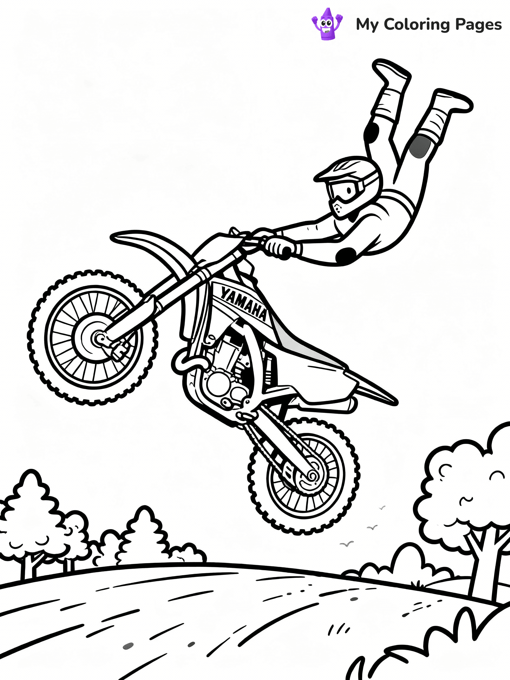 Dirt Bike Coloring Pages - 13