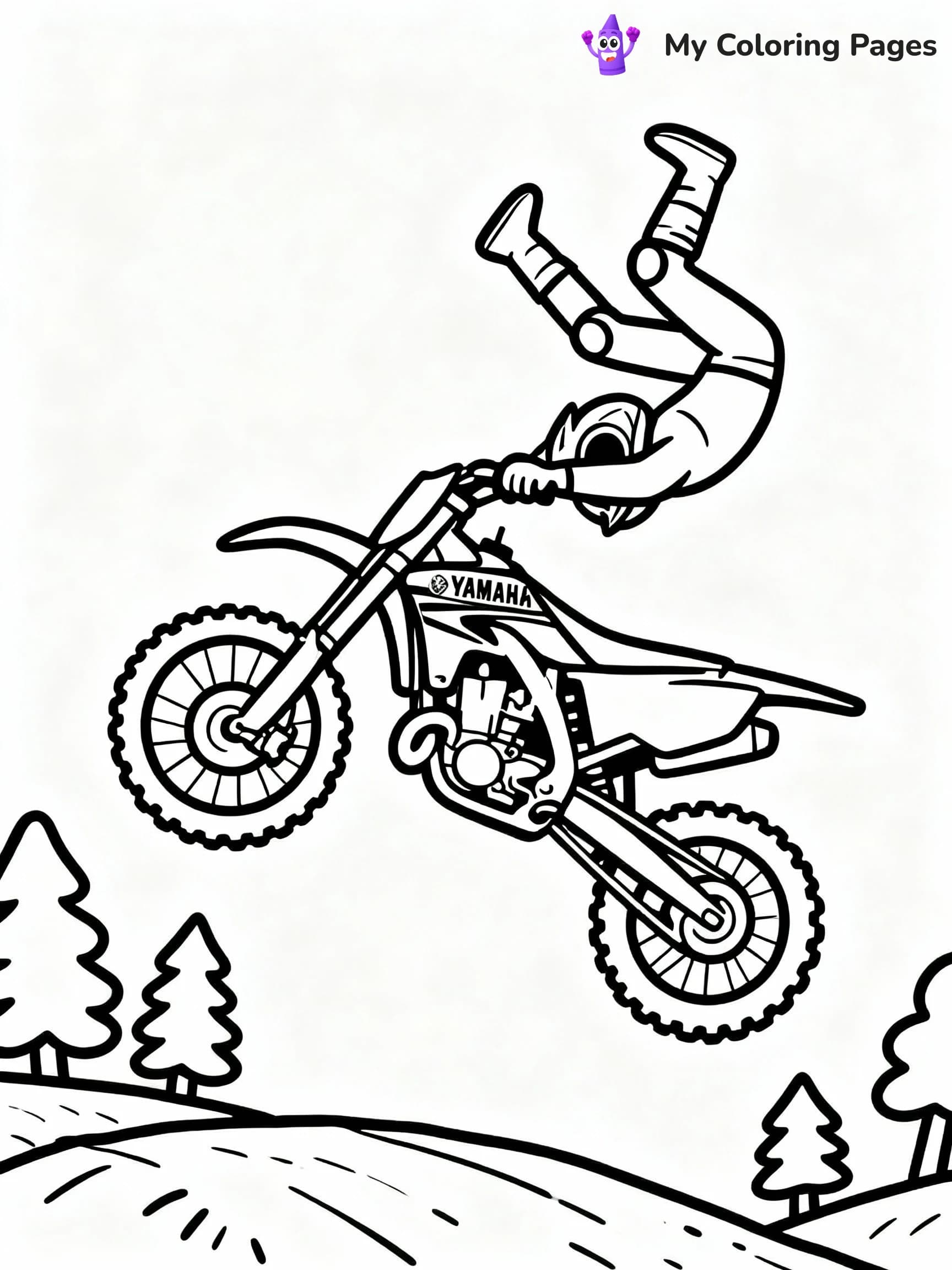 Dirt Bike Coloring Pages - 12