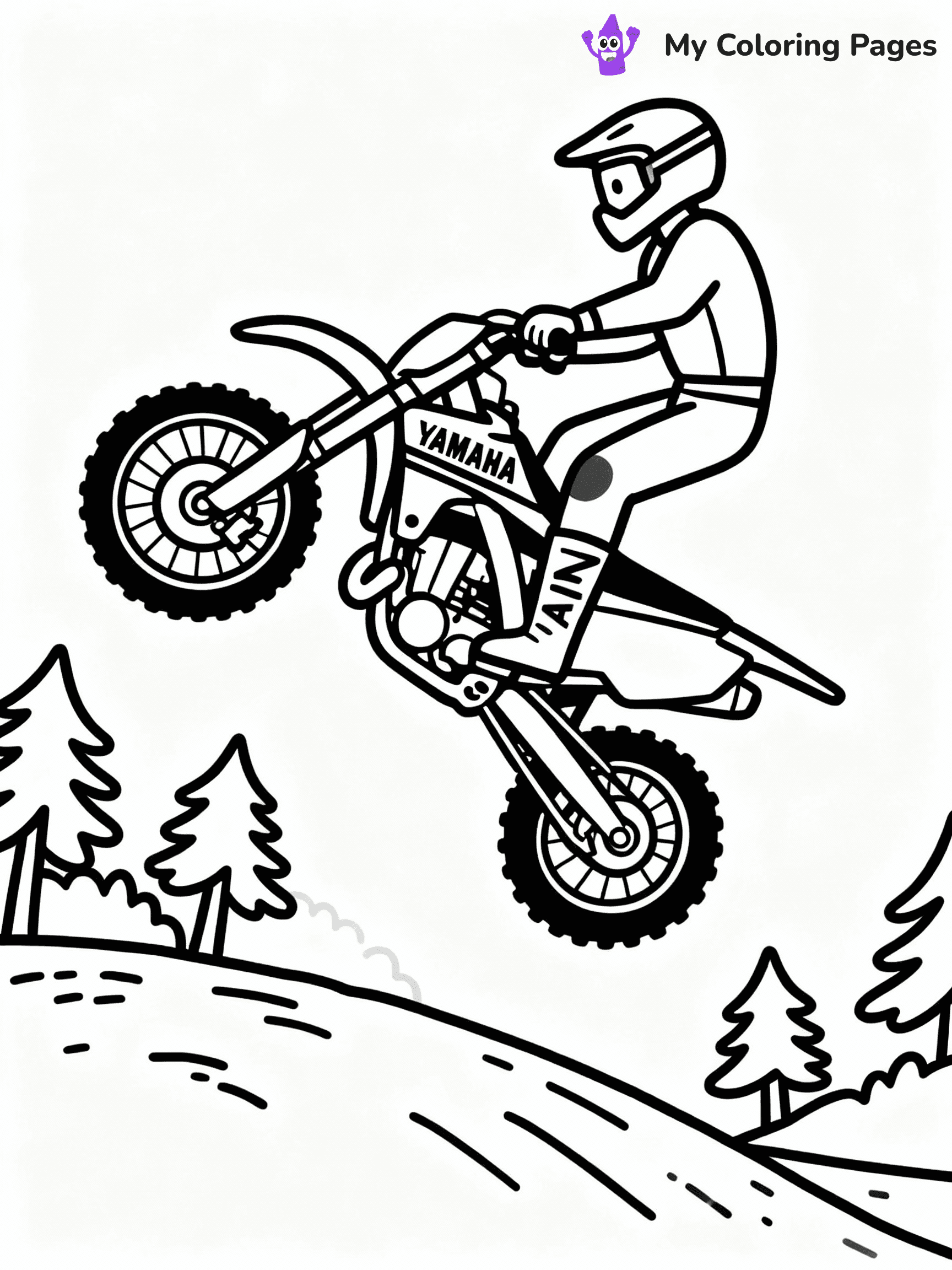 Dirt Bike Coloring Pages - 10