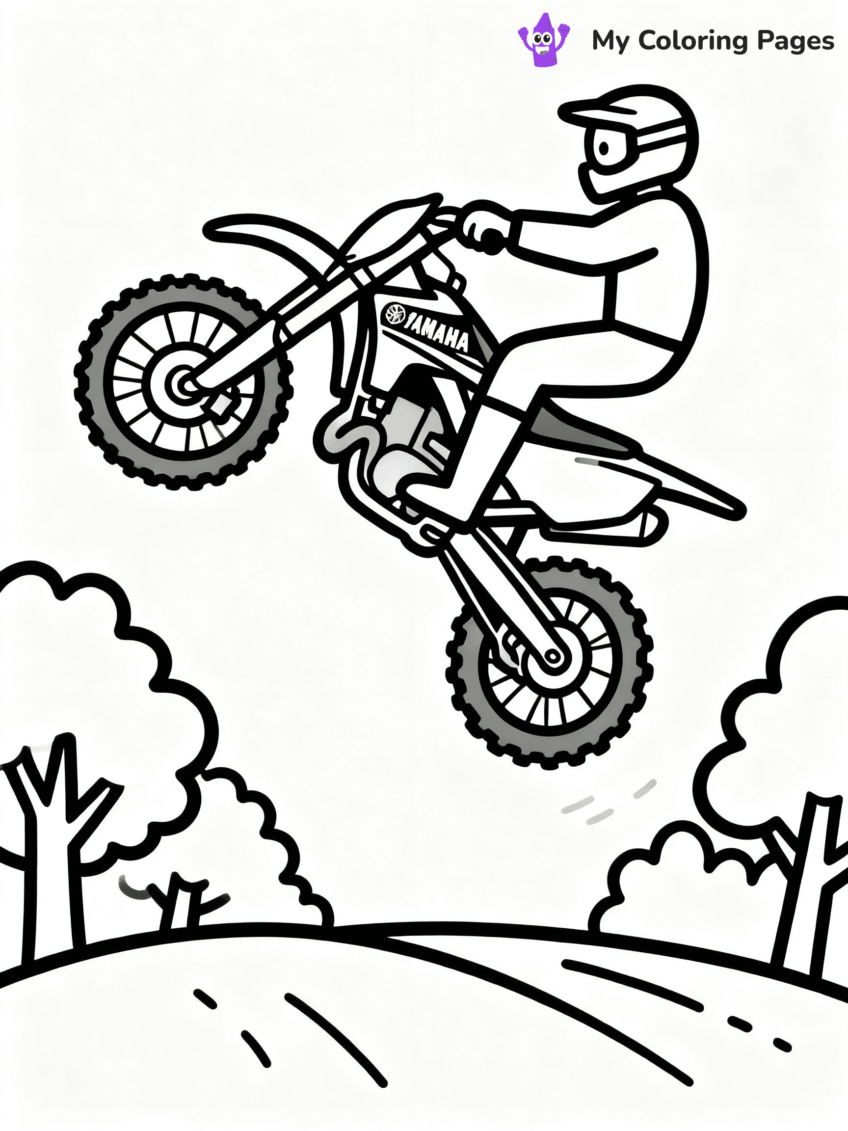 Dirt Bike Coloring Pages - 9