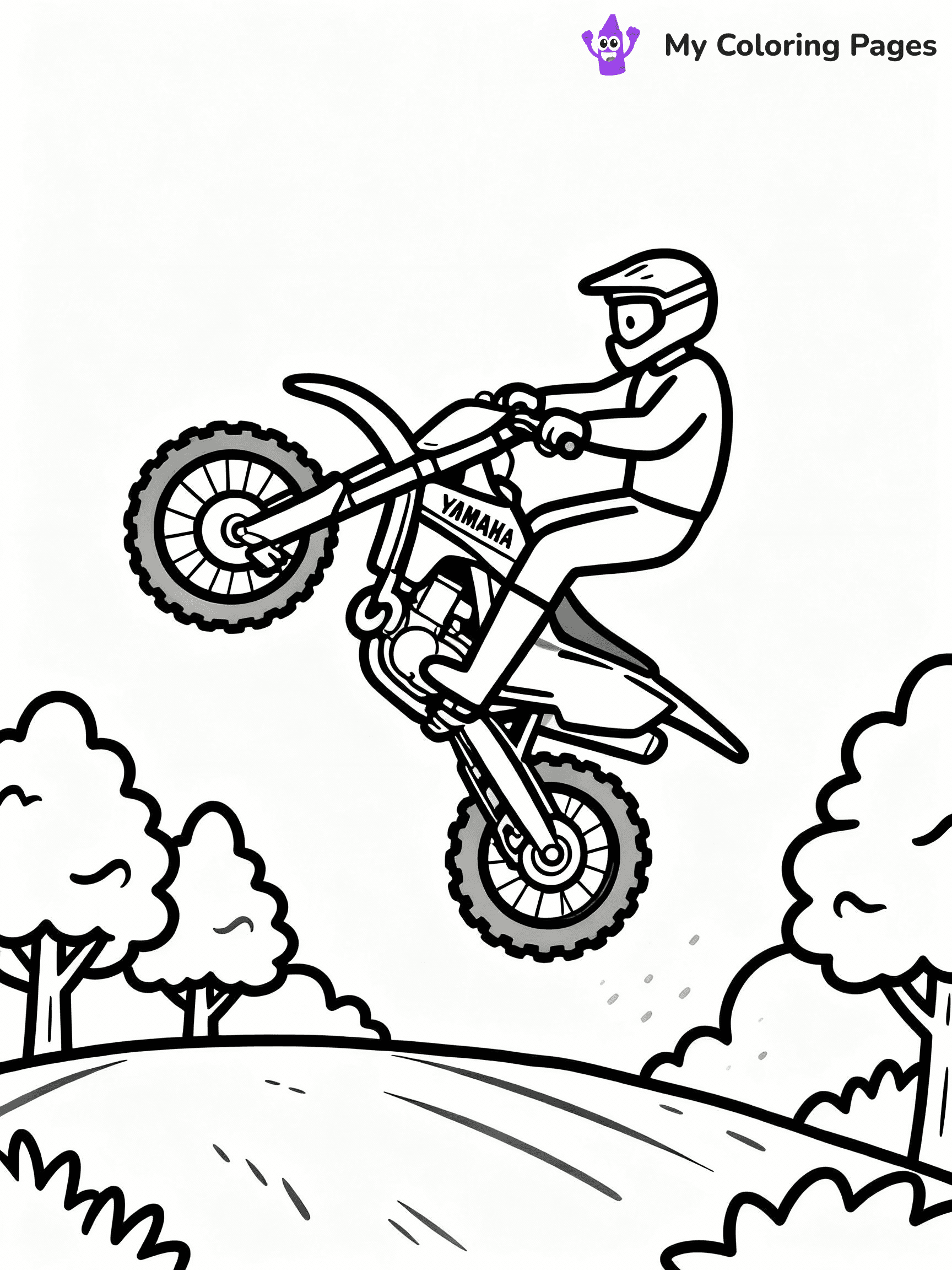 Dirt Bike Coloring Pages - 6