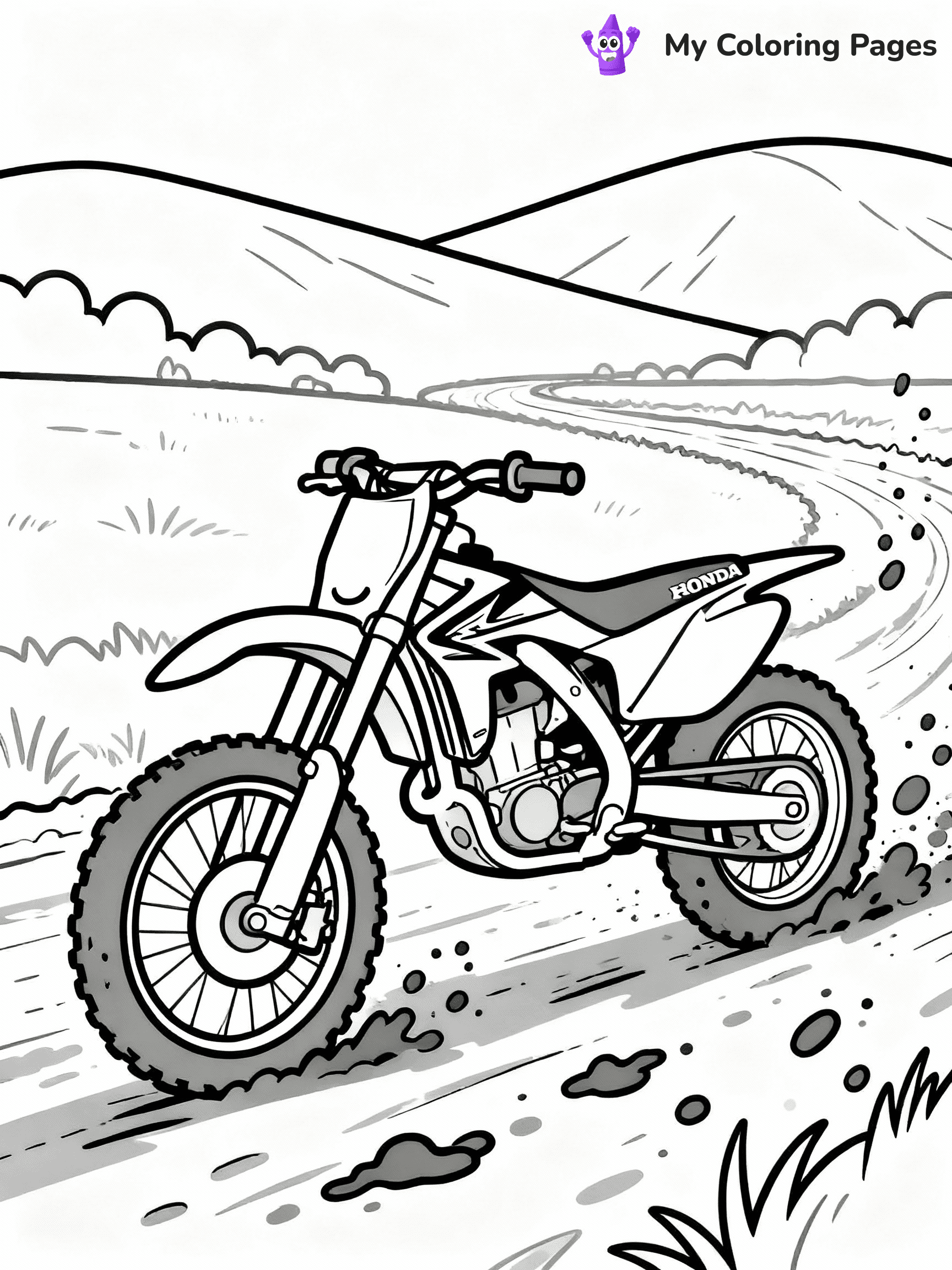 Dirt Bike Coloring Pages - 5