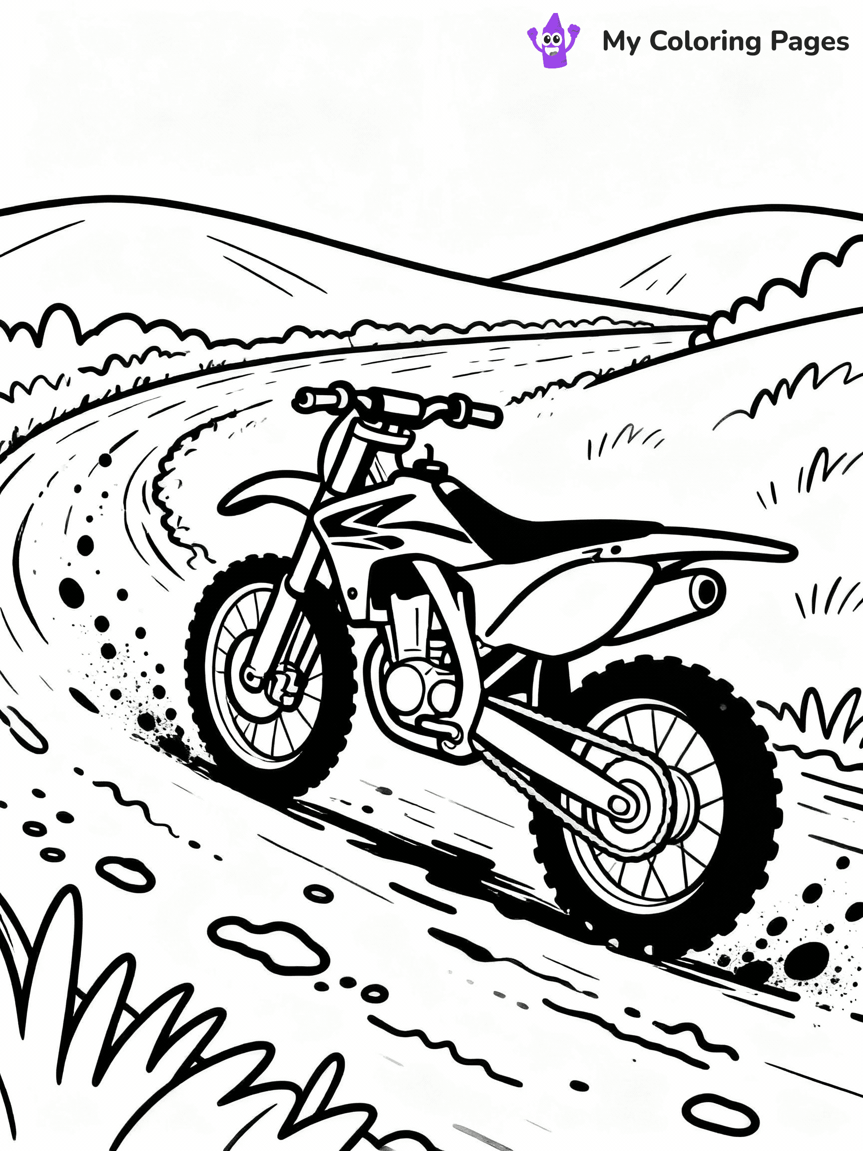 Dirt Bike Coloring Pages - 4