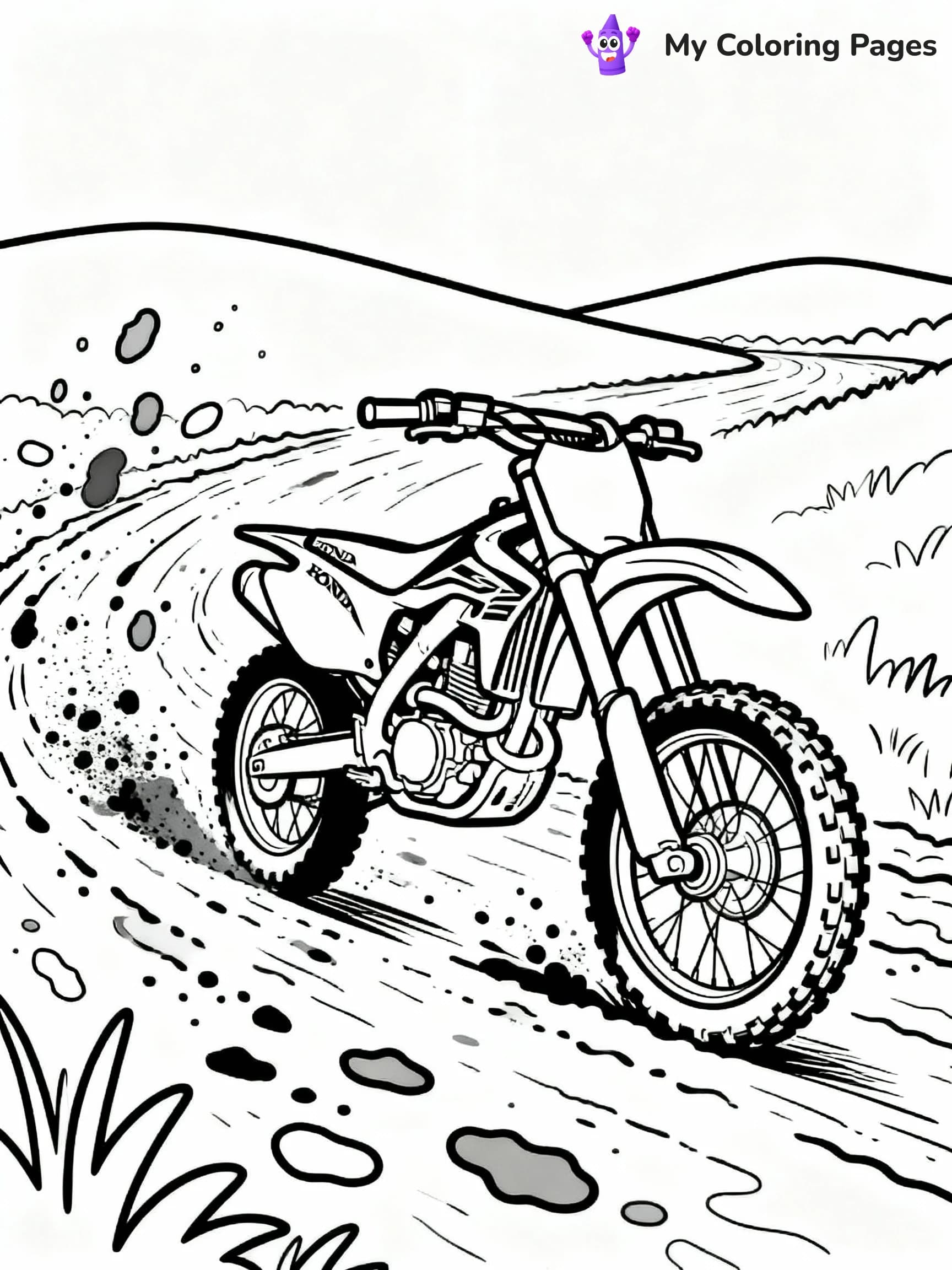 Dirt Bike Coloring Pages - 3