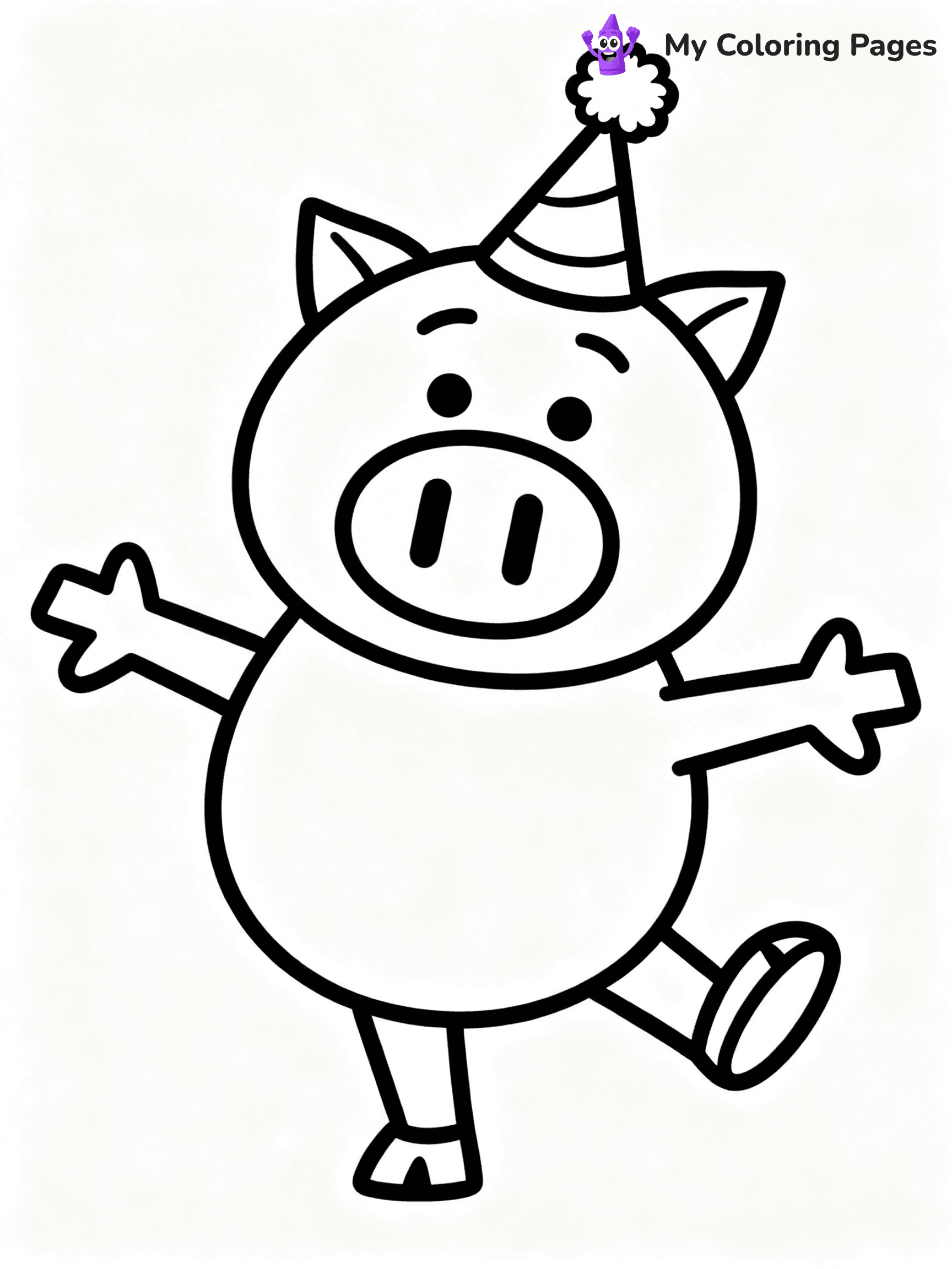 Piggie and Gerald Coloring Pages - 24