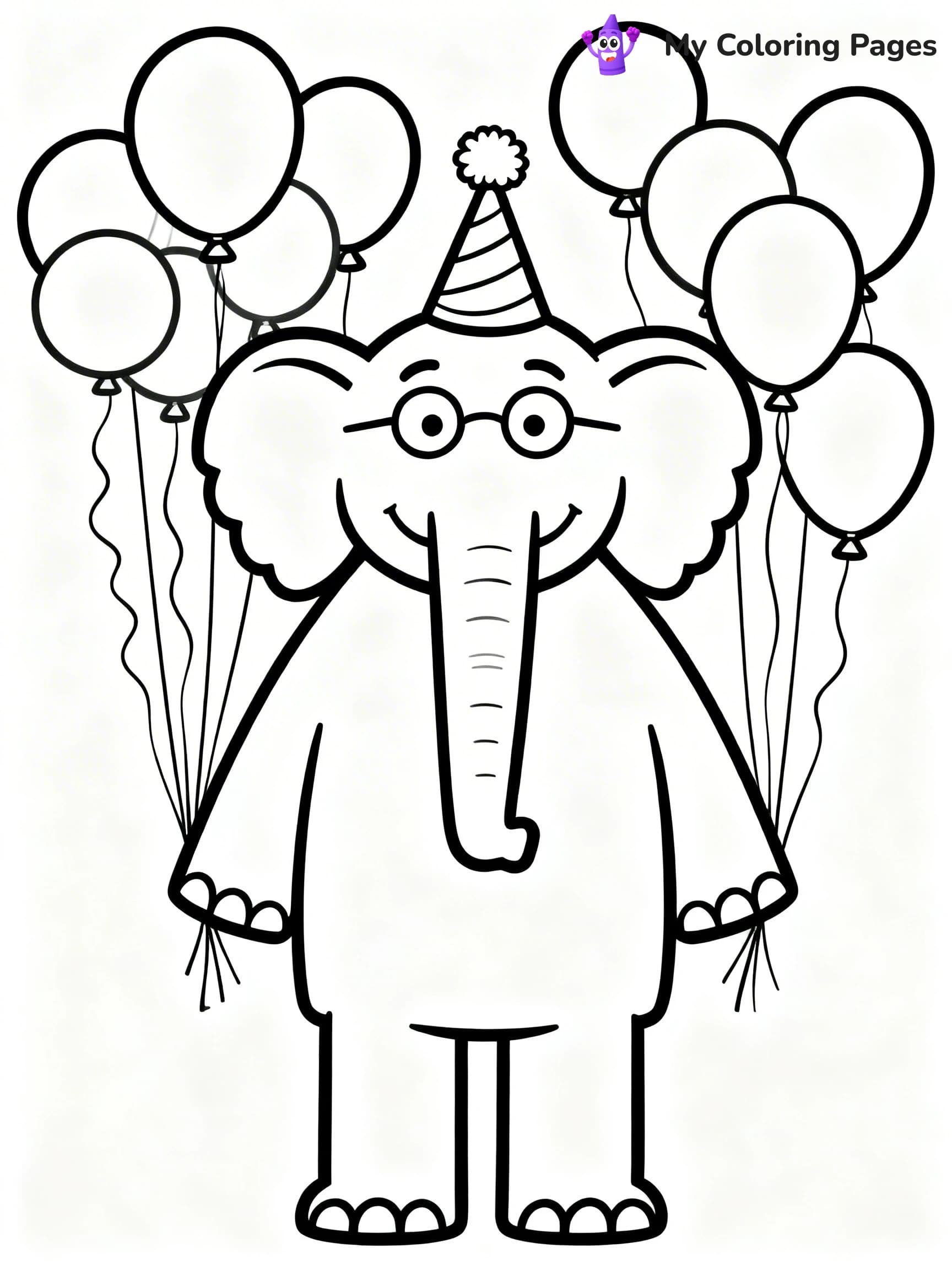 Piggie and Gerald Coloring Pages - 6