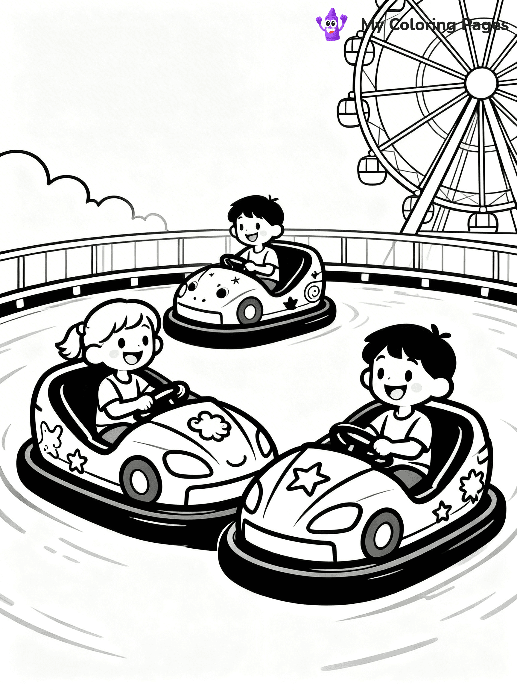 Amusement Park Coloring Pages - 18