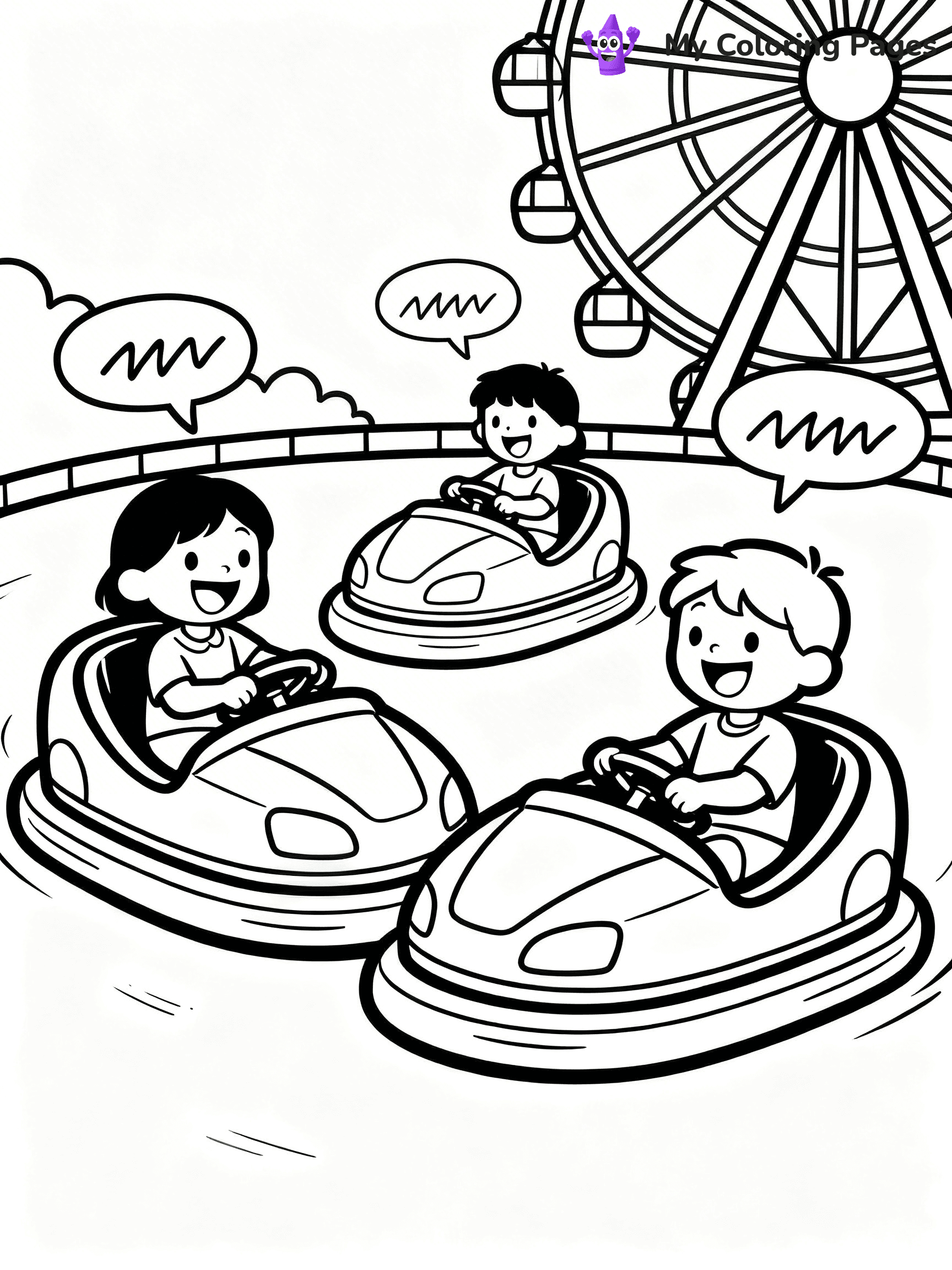 Amusement Park Coloring Pages - 17