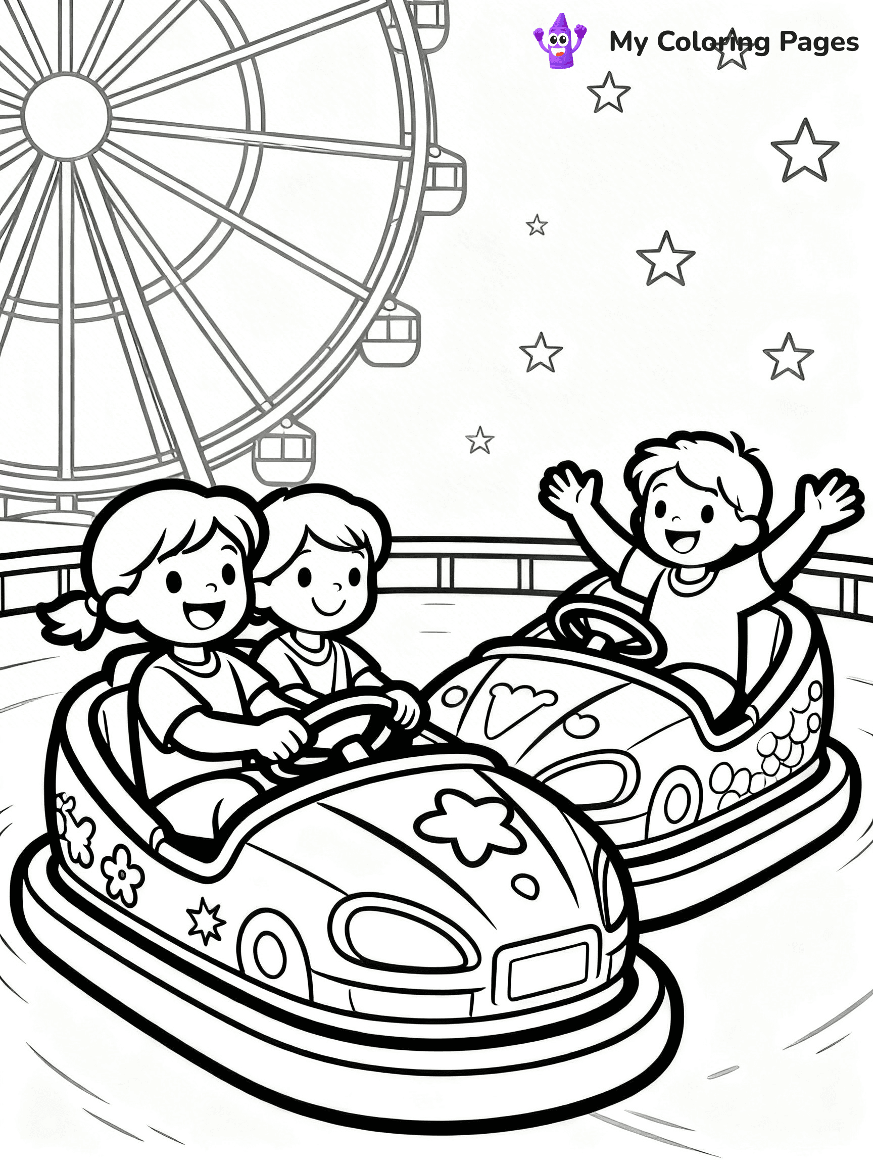 Amusement Park Coloring Pages - 16