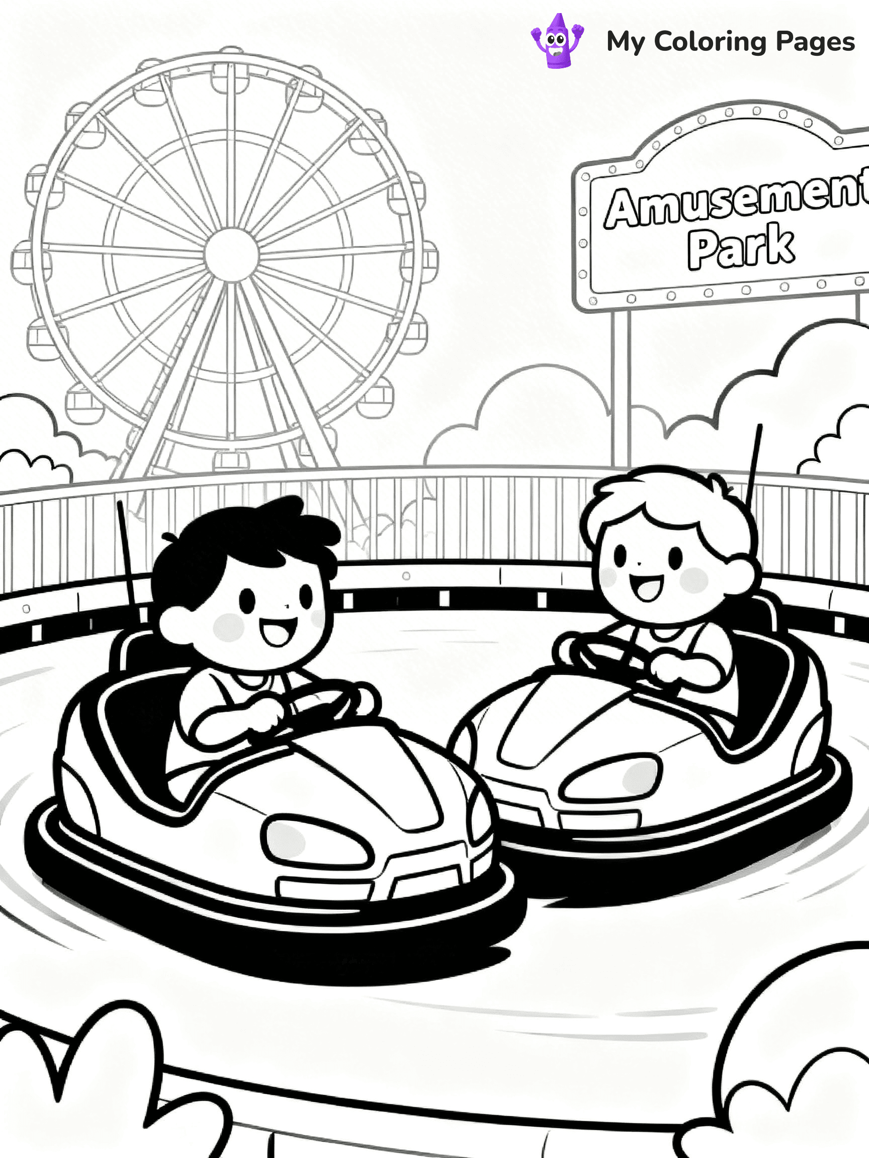 Amusement Park Coloring Pages - 15