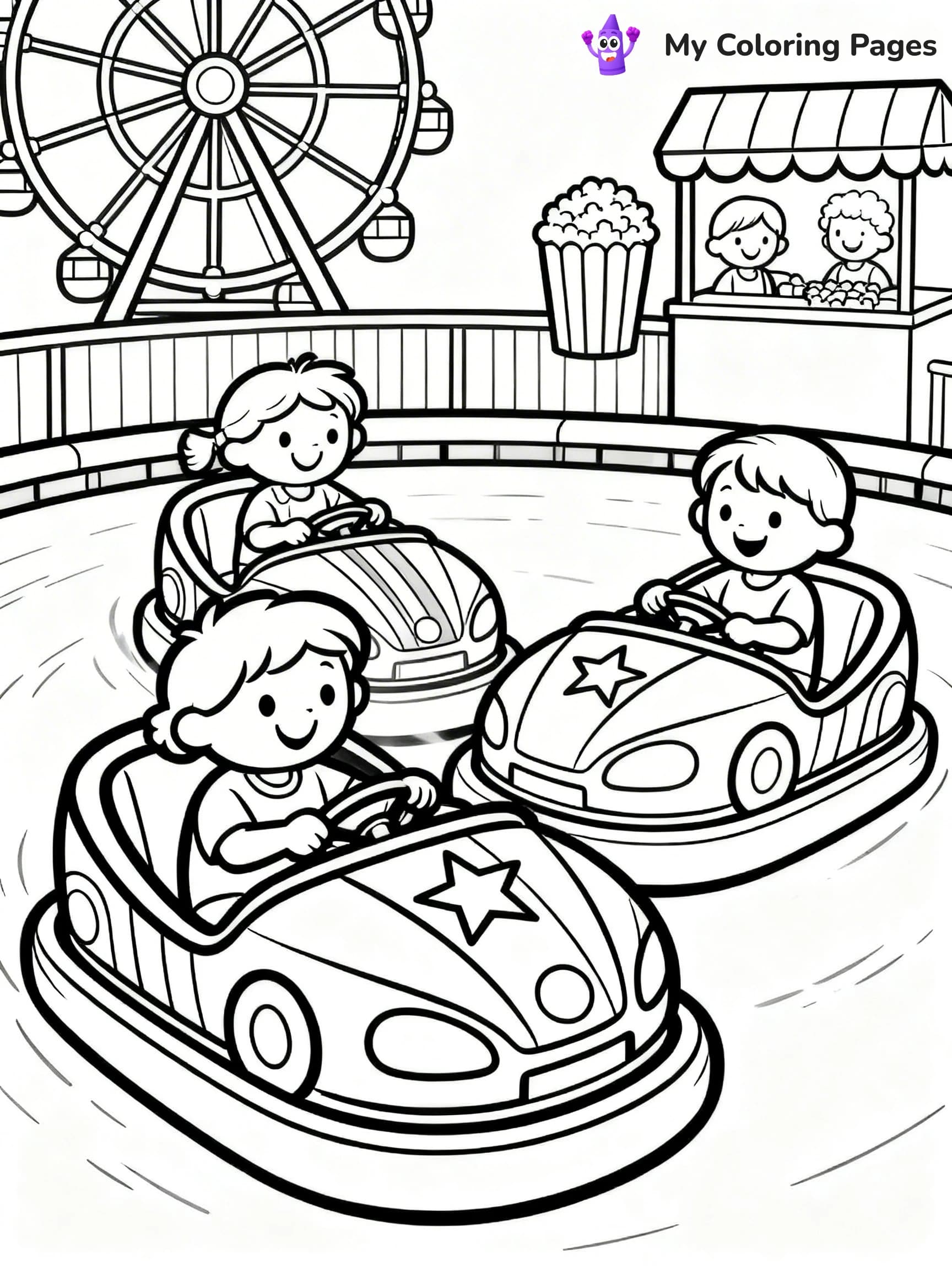Amusement Park Coloring Pages - 13
