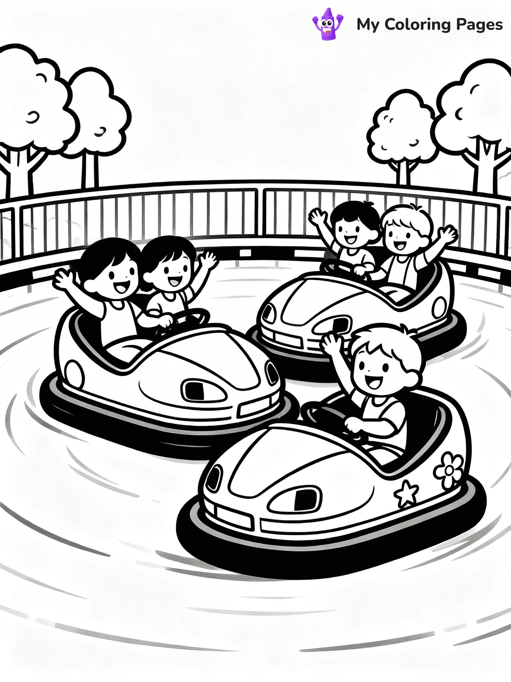 Amusement Park Coloring Pages - 12