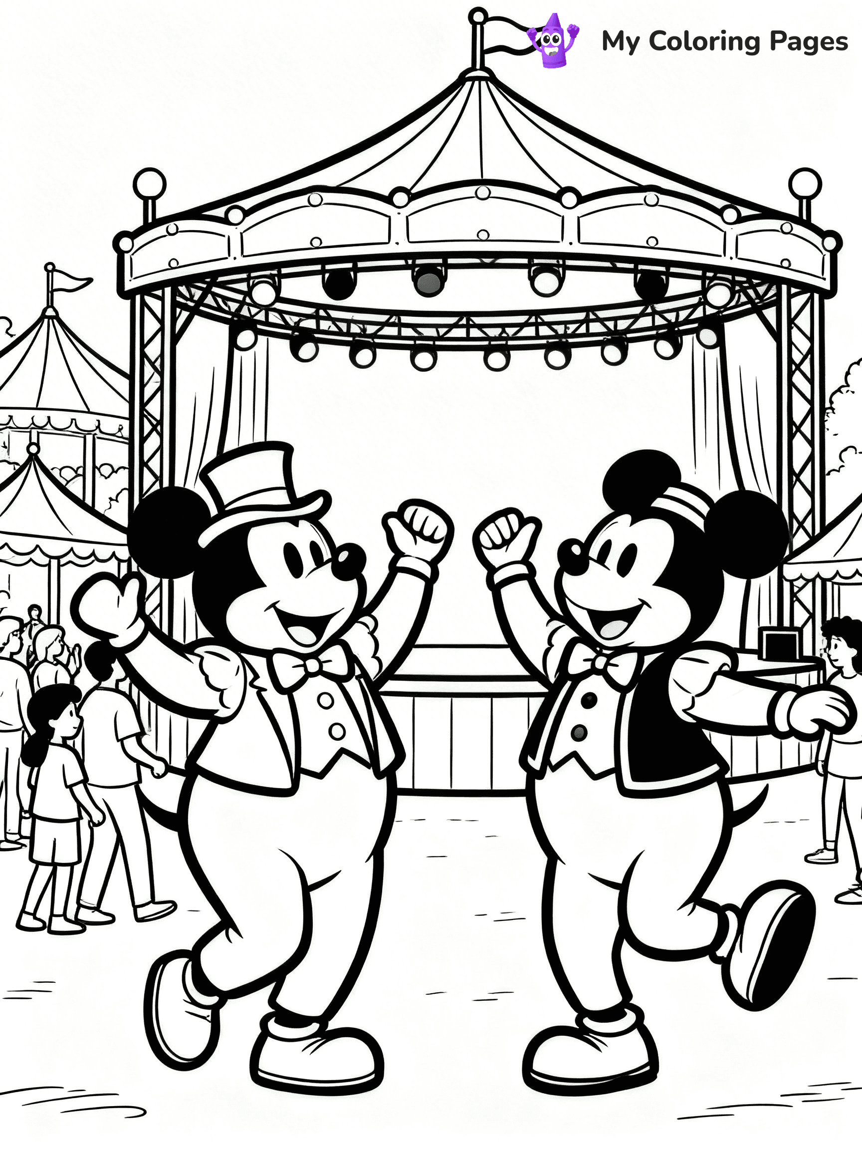 Amusement Park Coloring Pages - 10