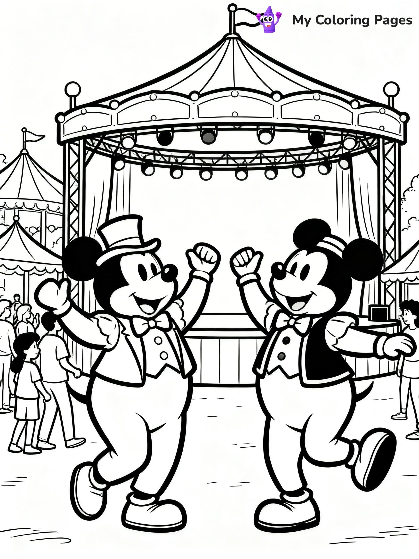 Amusement Park Coloring Pages - 10