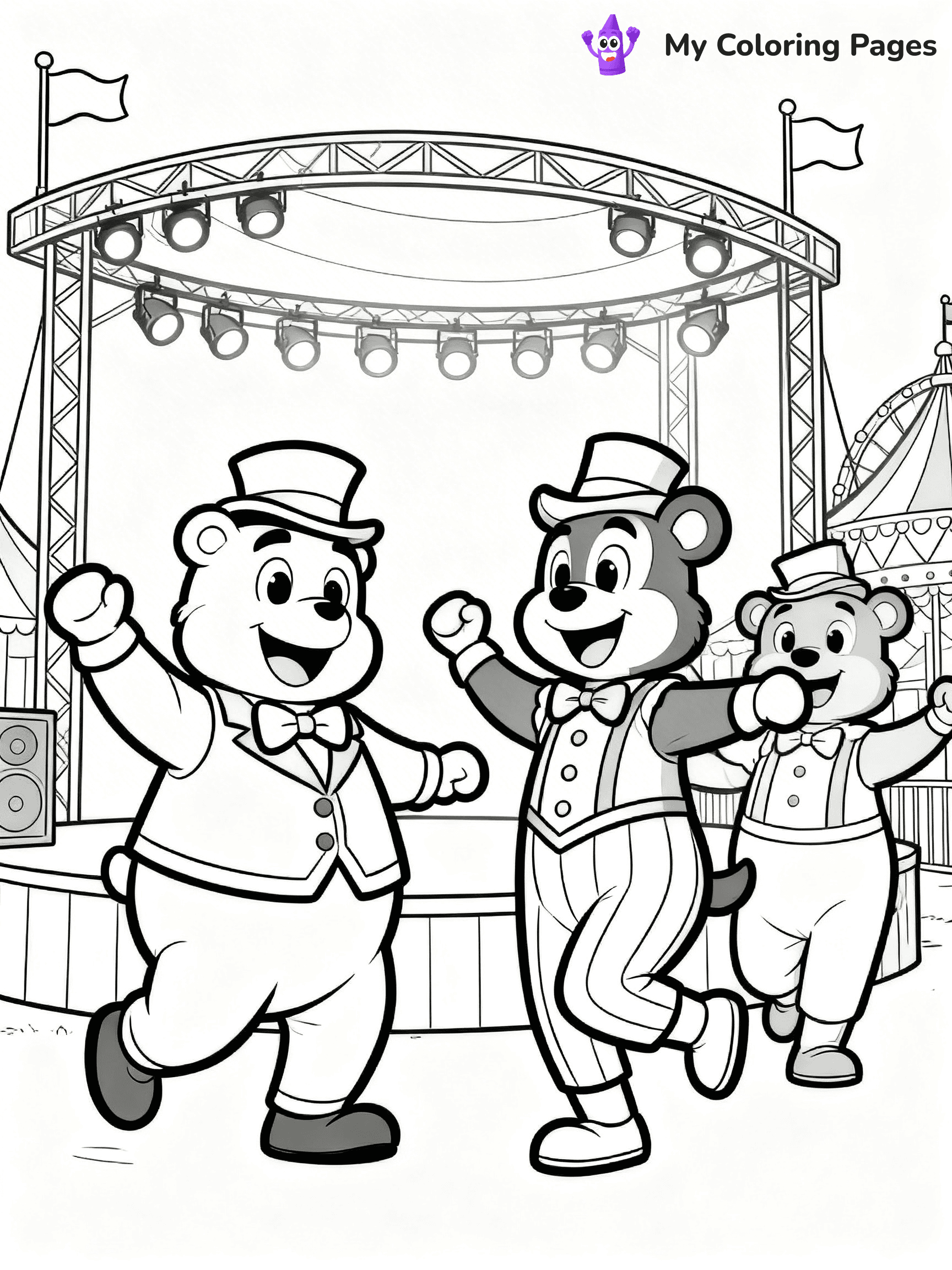 Amusement Park Coloring Pages - 9